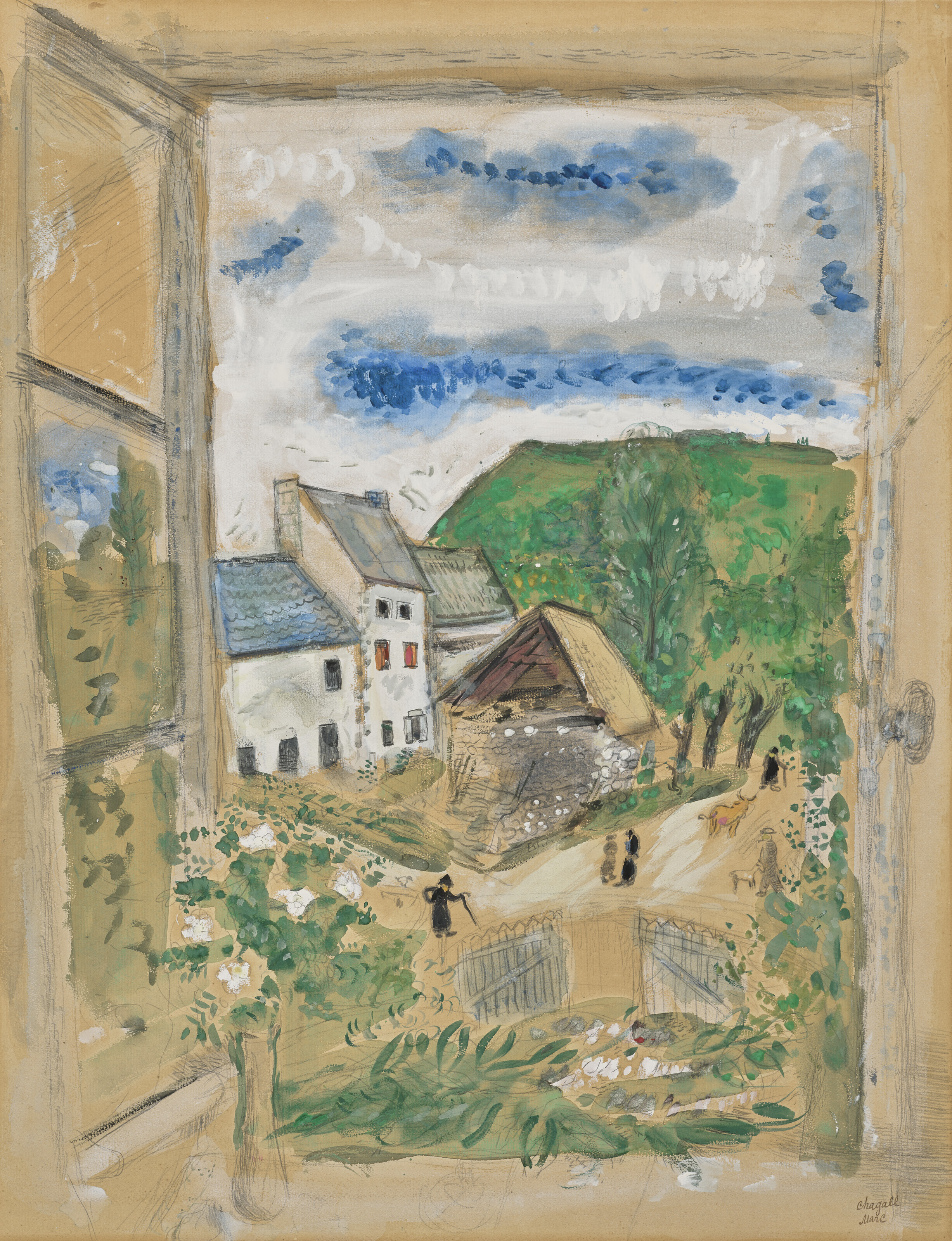 MARC CHAGALL (1887-1985), La fenêtre ouverte | Christie's