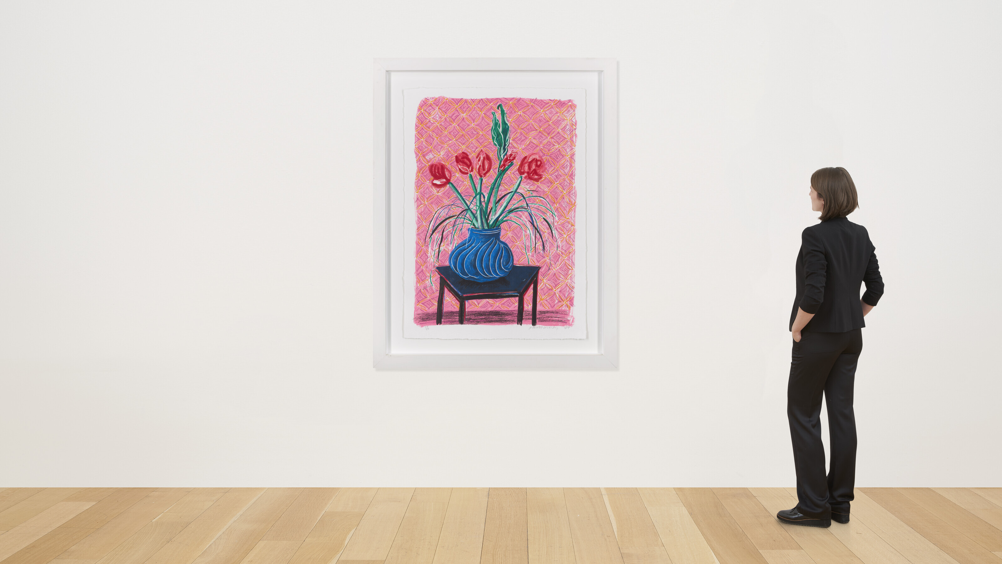 DAVID HOCKNEY (b. 1937), Amaryllis in a Vase, from: Moving Focus