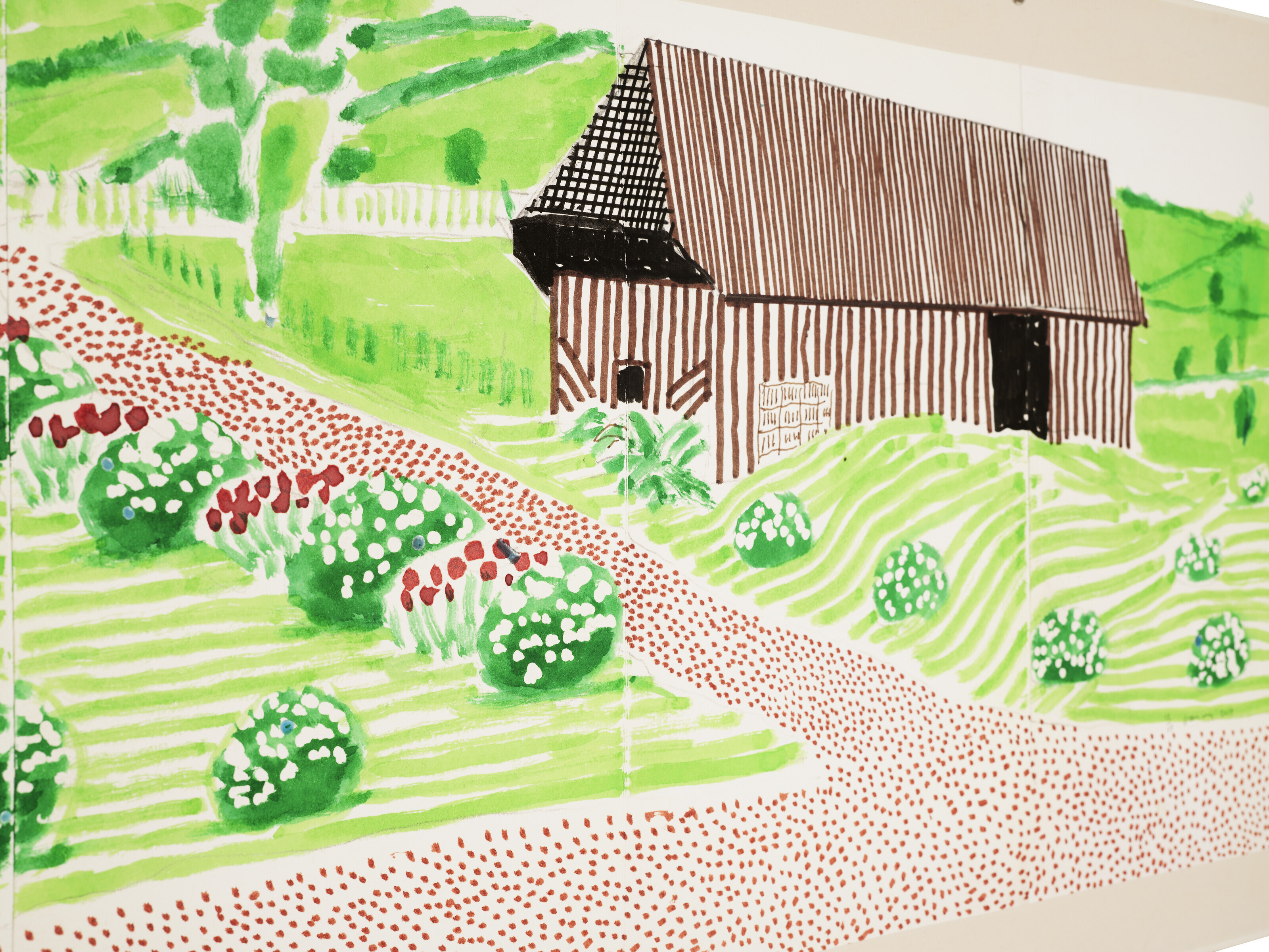 DAVID HOCKNEY (b. 1937), Autour de la maison, été | Christie's