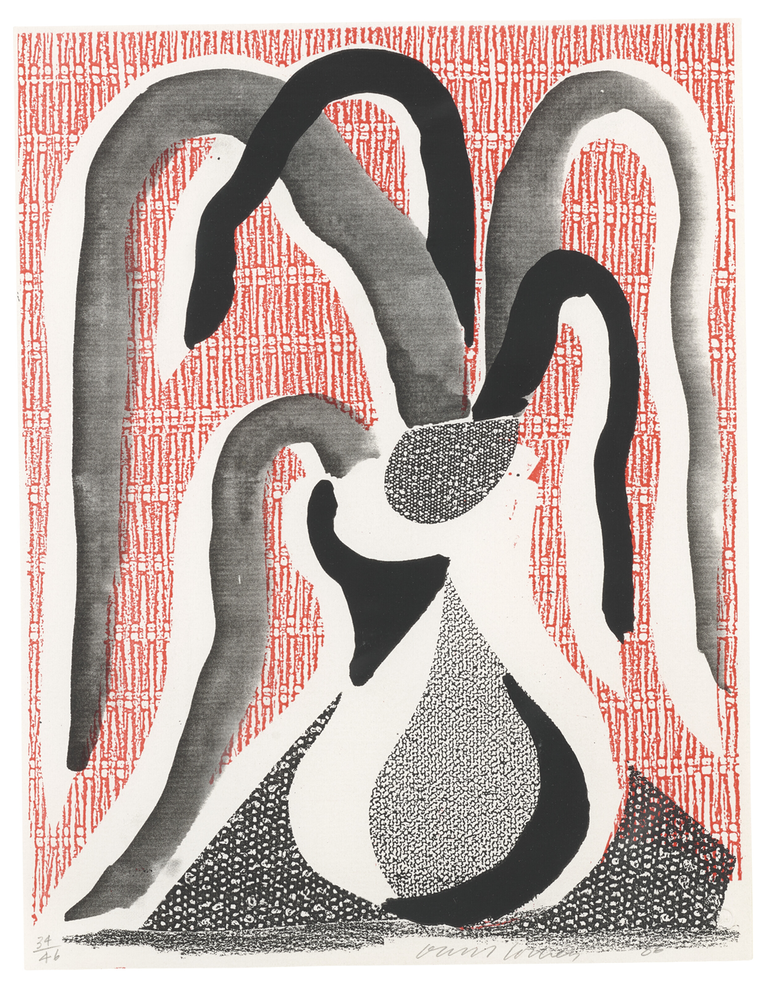 DAVID HOCKNEY (b. 1937), Amaryllis in a Vase, from: Moving Focus