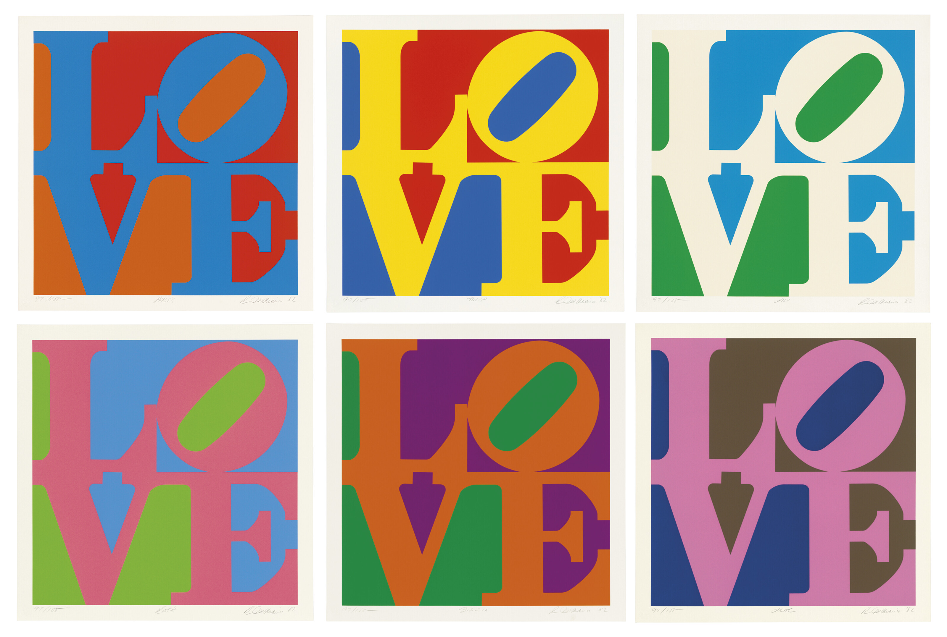 ROBERT INDIANA (B. 1928), The Garden of Love | Christie's