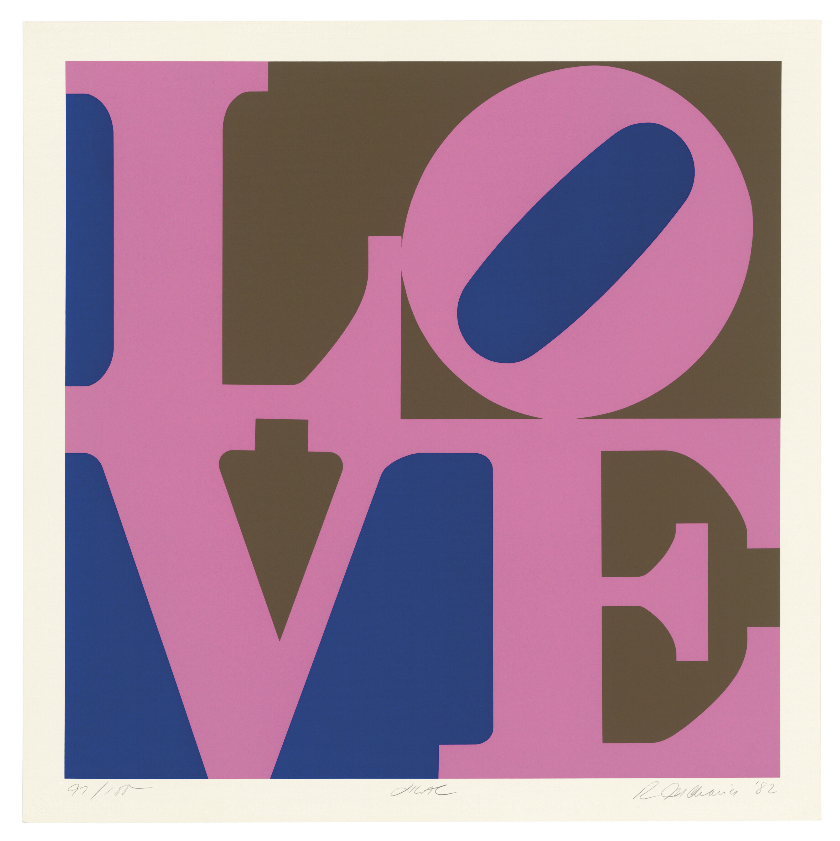 ROBERT INDIANA (B. 1928), The Garden of Love | Christie's