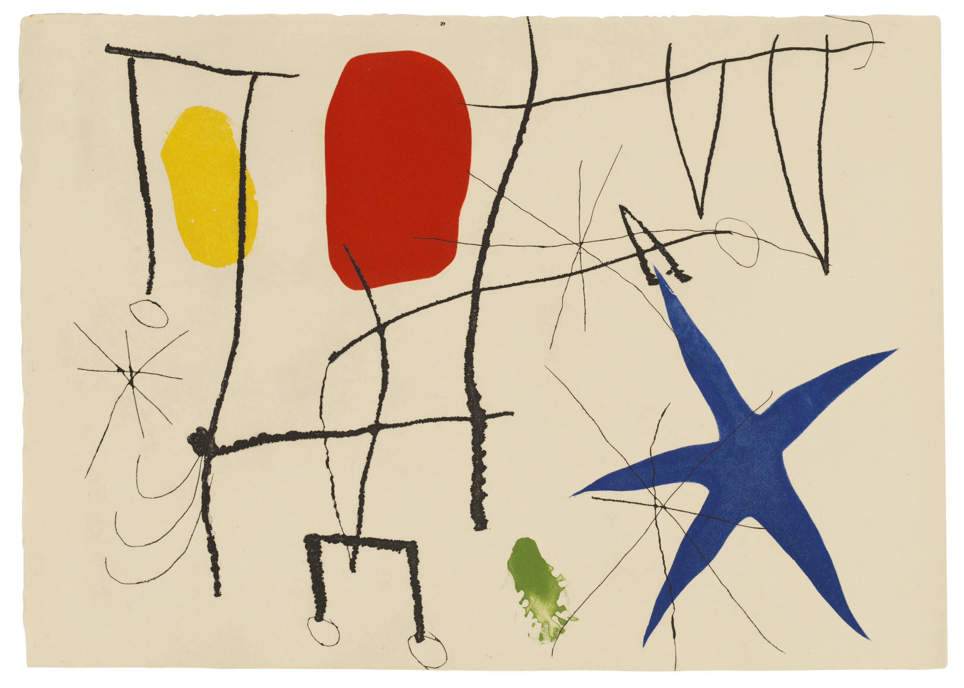 JOAN MIRÓ (1893-1983), Francesc d'Assis: Càntic del Sol | Christie's