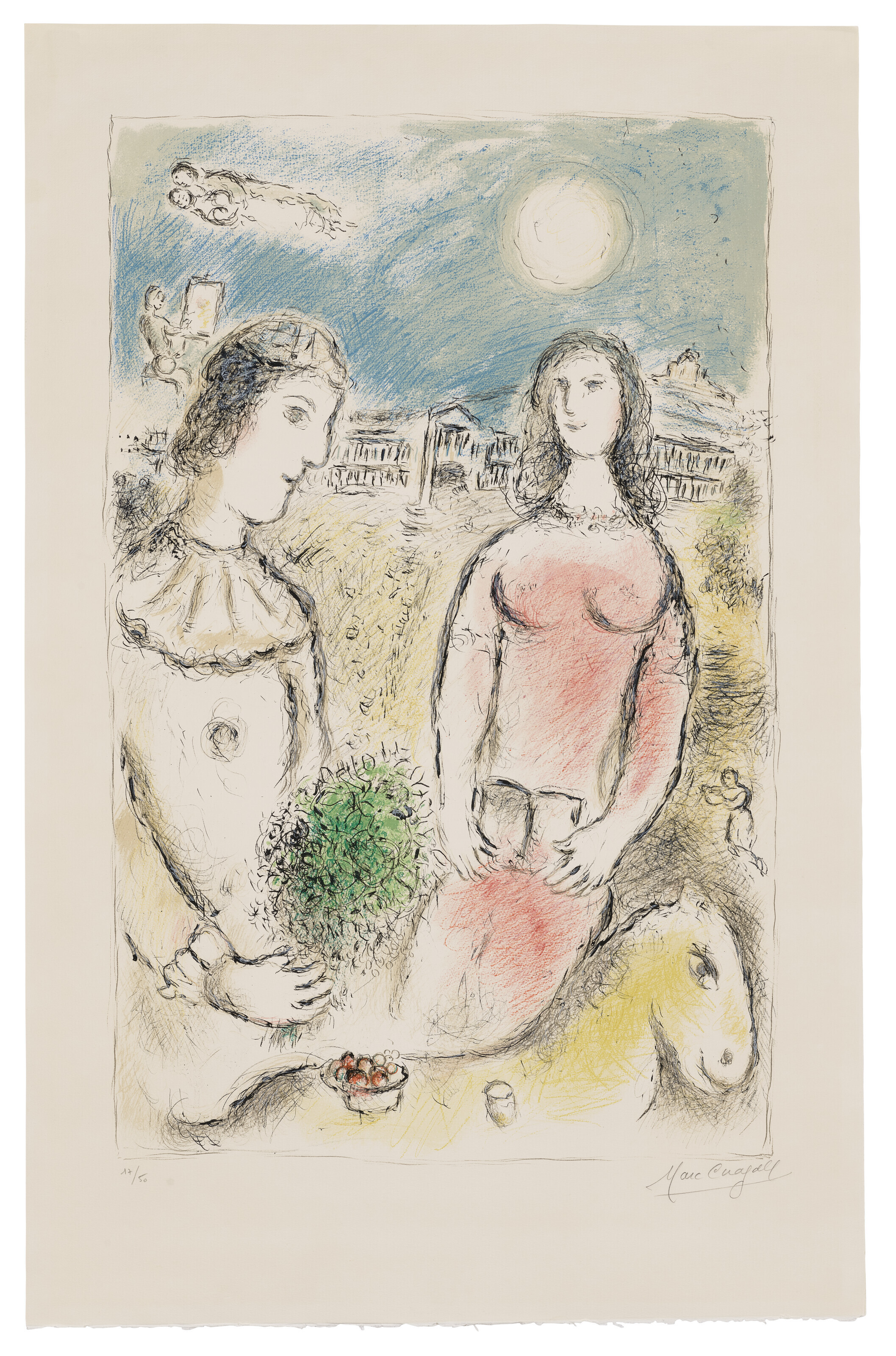 MARC CHAGALL (1887-1985), Le Couple au Crépuscule | Christie's