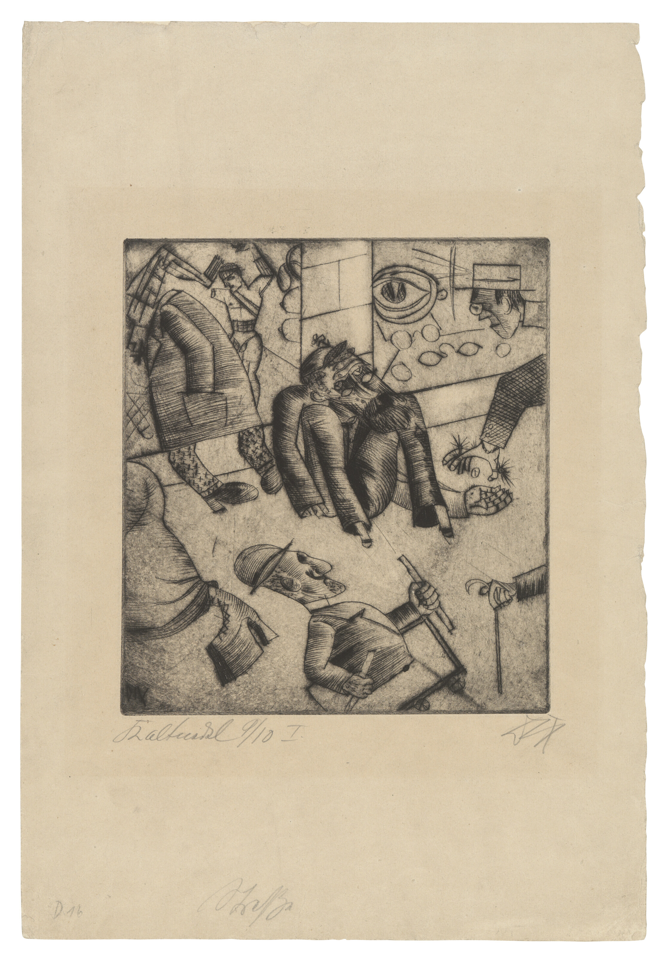OTTO DIX (1891-1969), Strasse, from: Radierwerk I | Christie's