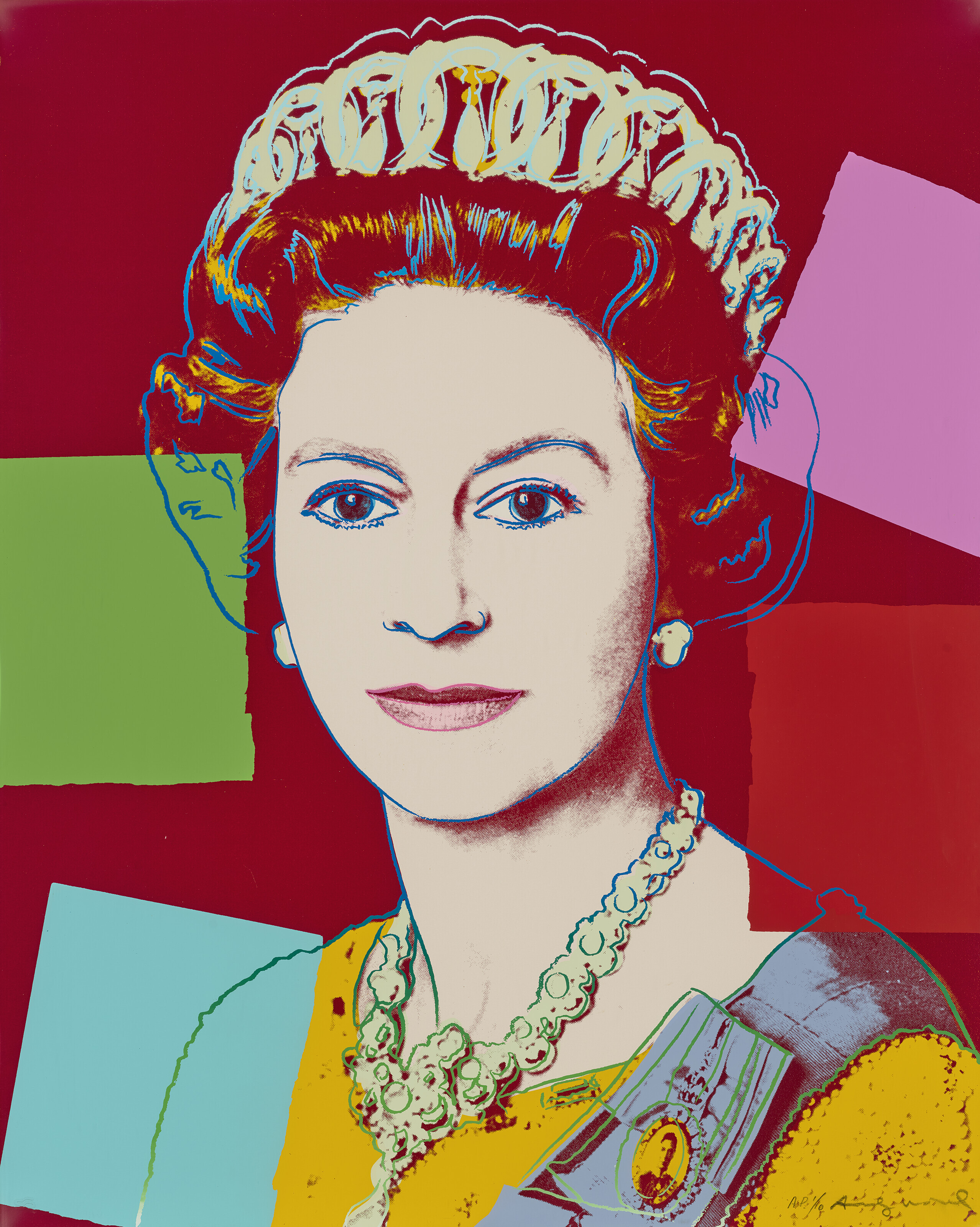 ANDY WARHOL (1928-1987), Queen Elizabeth II, from: Reigning Queens