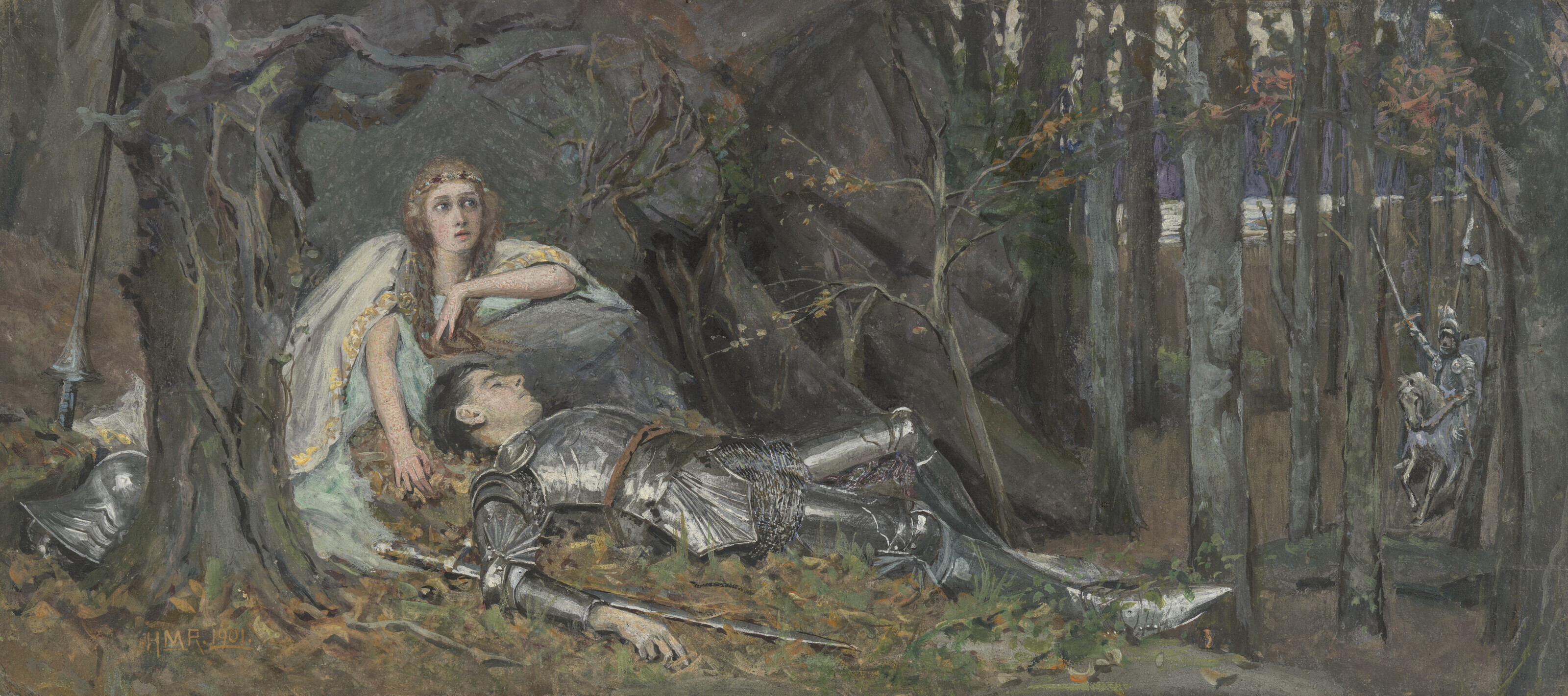 HENRY MEYNELL RHEAM (BRITISH, 18591920), La Belle Dame sans Merci