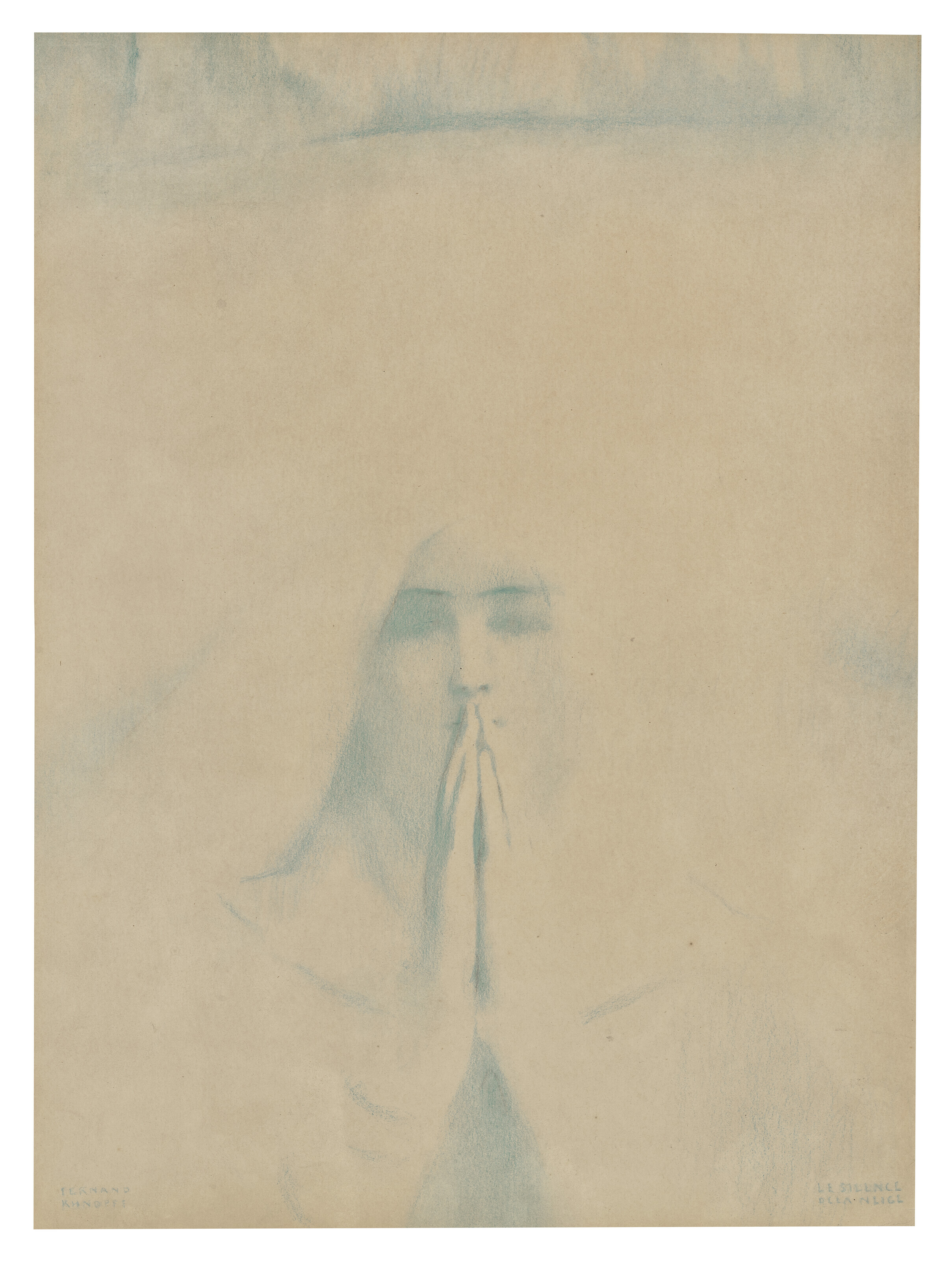 FERNAND KHNOPFF (BELGIAN, 1858-1921), Le Silence de la Neige