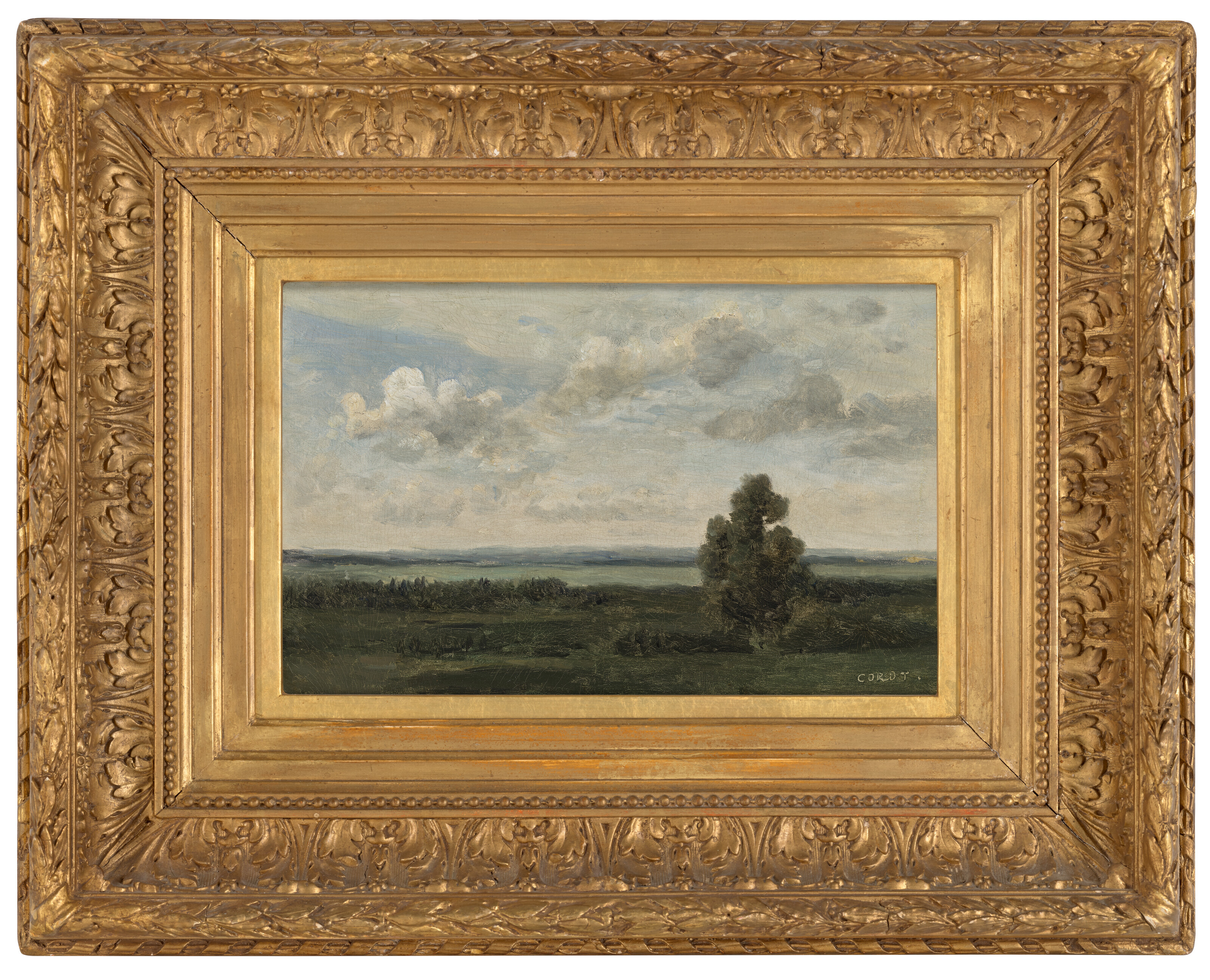 有名な高級ブランド JEAN-BAPTISTE-CAMILLE Plaines 1796-1875), (FRENCH, COROT 絵画