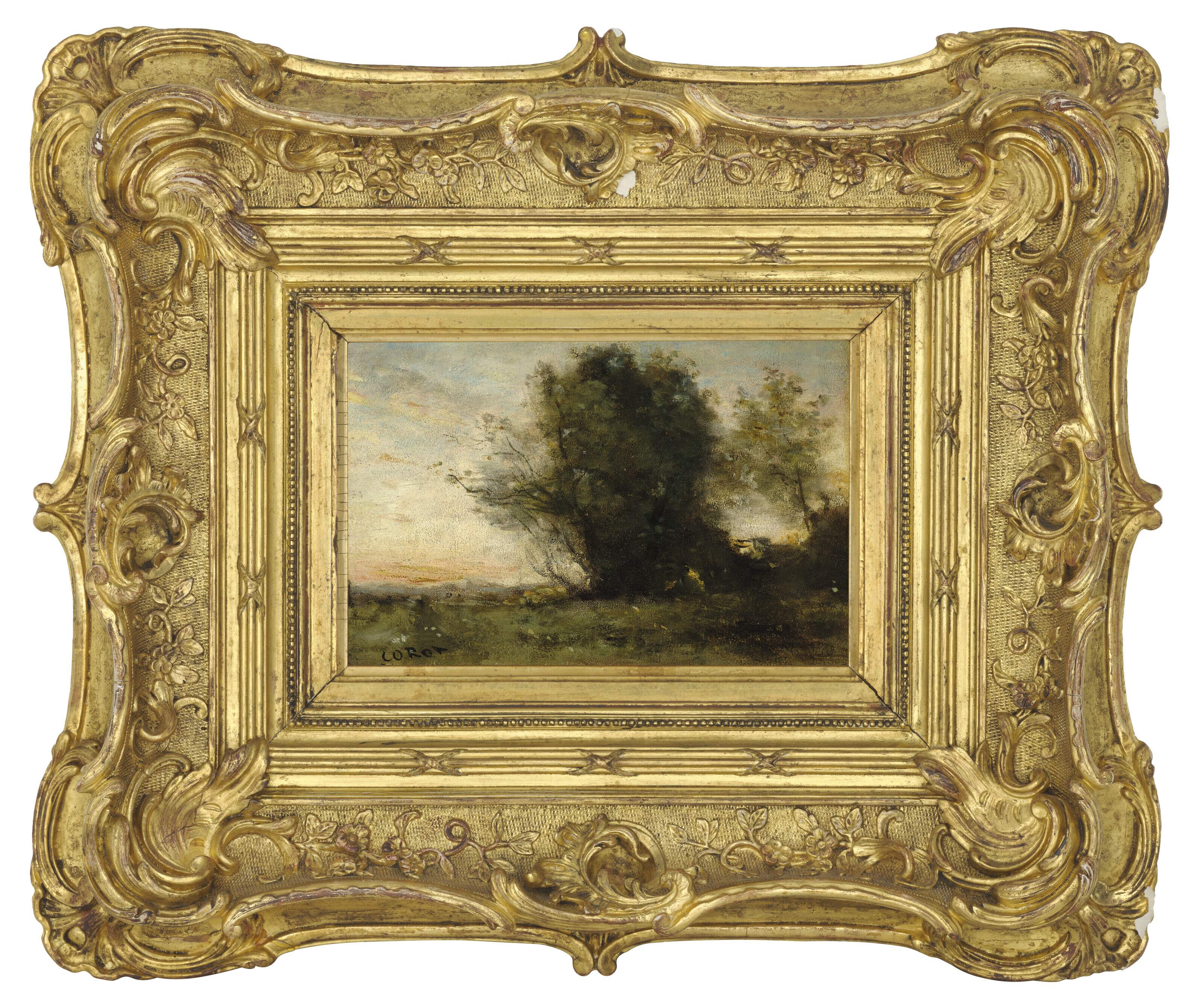 品質満点 JEAN-BAPTISTE-CAMILLE COROT Fraîcheurs 1796-1875), (FRENCH, 絵画