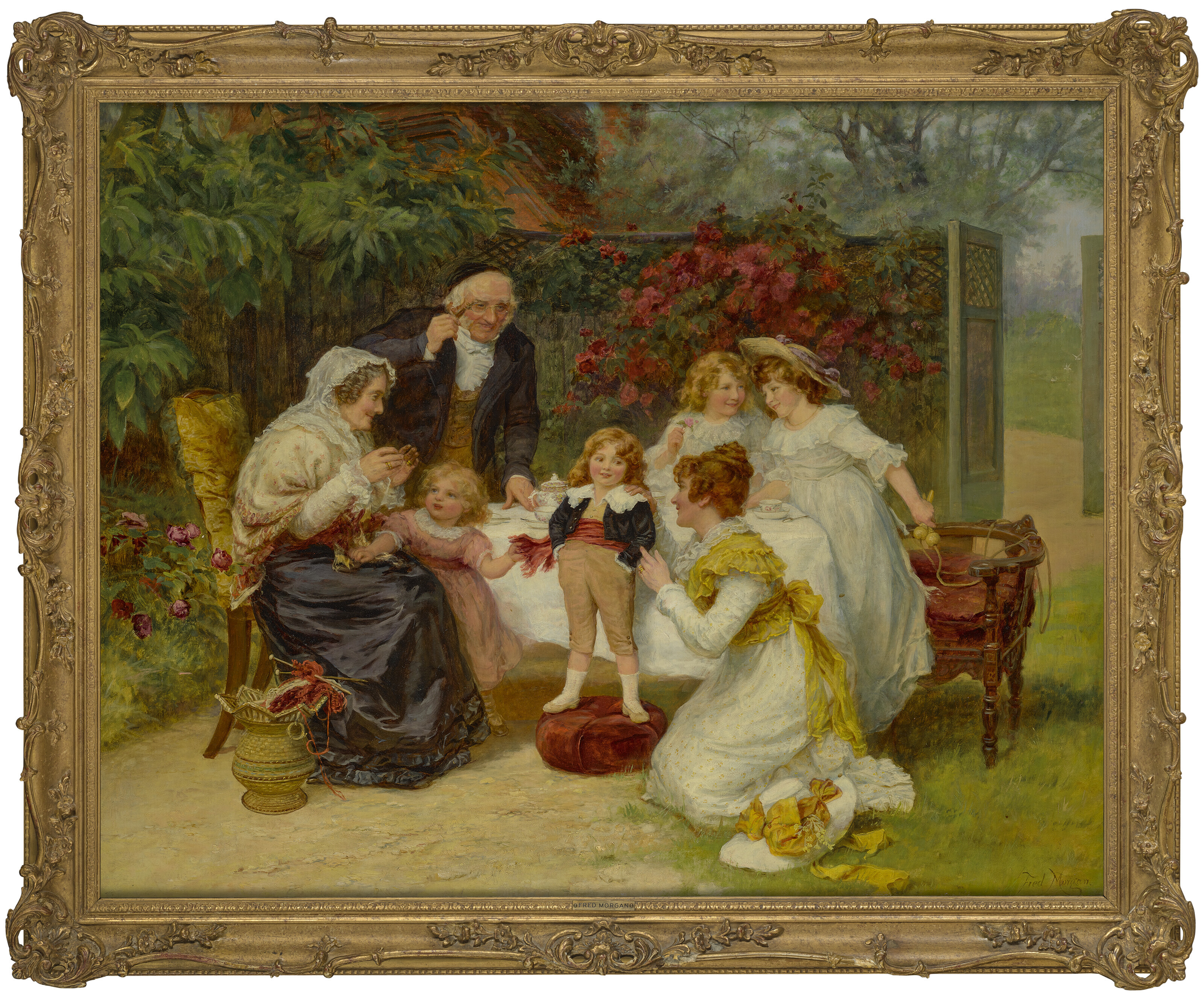 FREDERICK MORGAN (BRITISH, 1847-1927), His first suit | Christie's