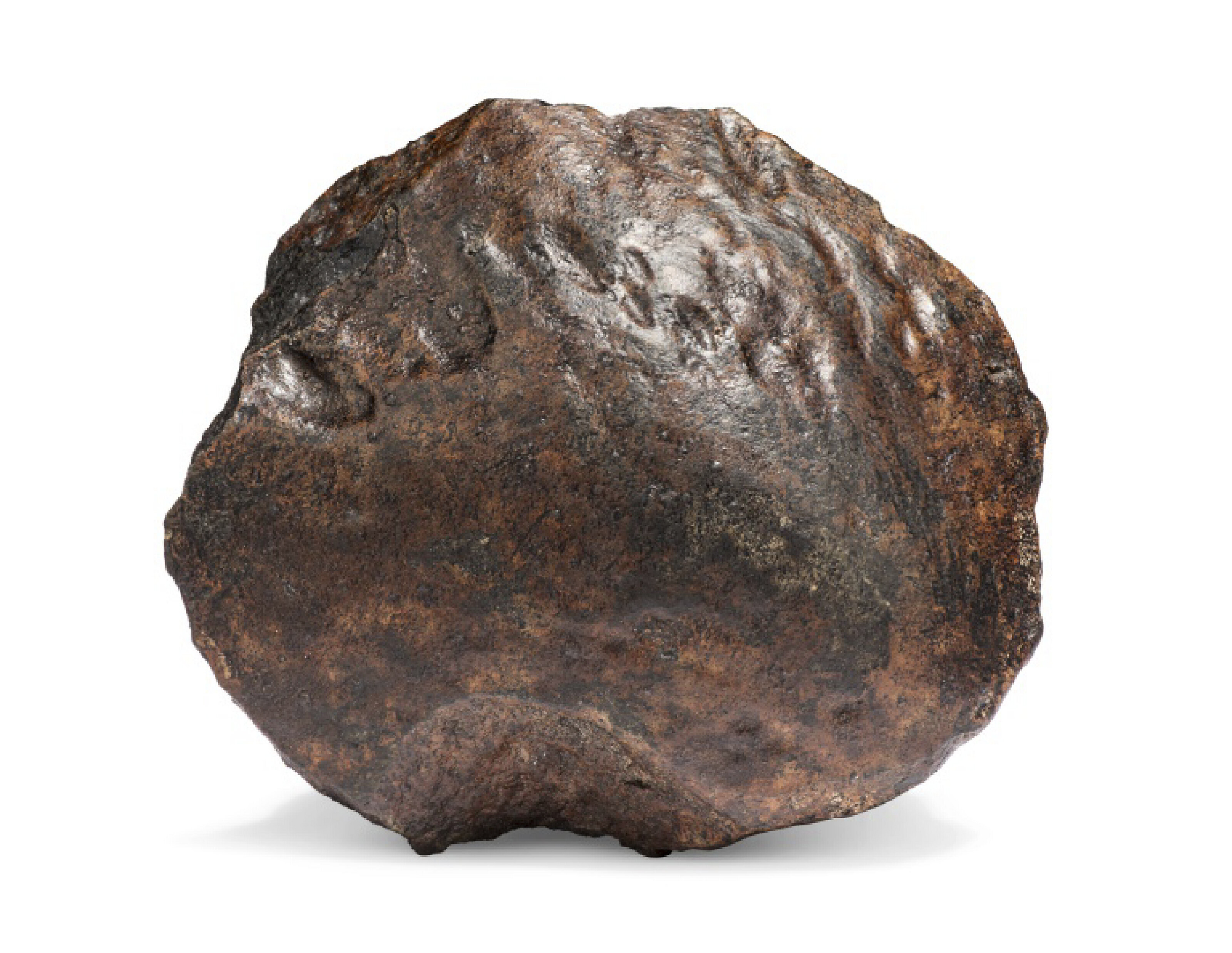 AN ORIENTED STONE METEORITE, NWA 869, CHONDRITE, L3-6MOROCCO