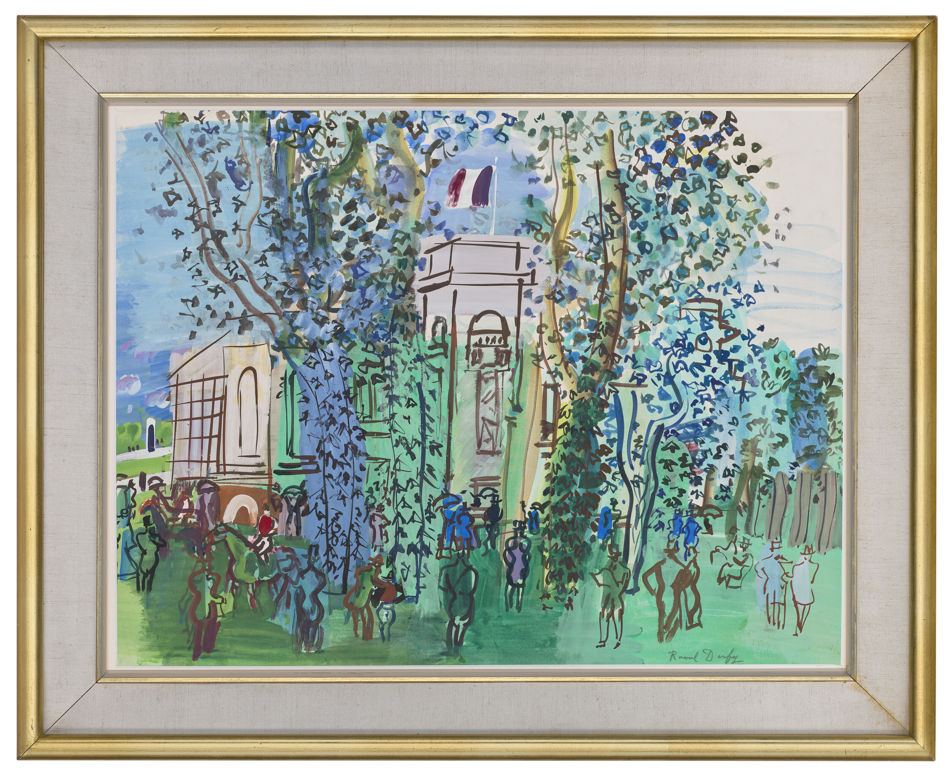 RAOUL DUFY (1877-1953), Le Pesage à Deauville | Christie's