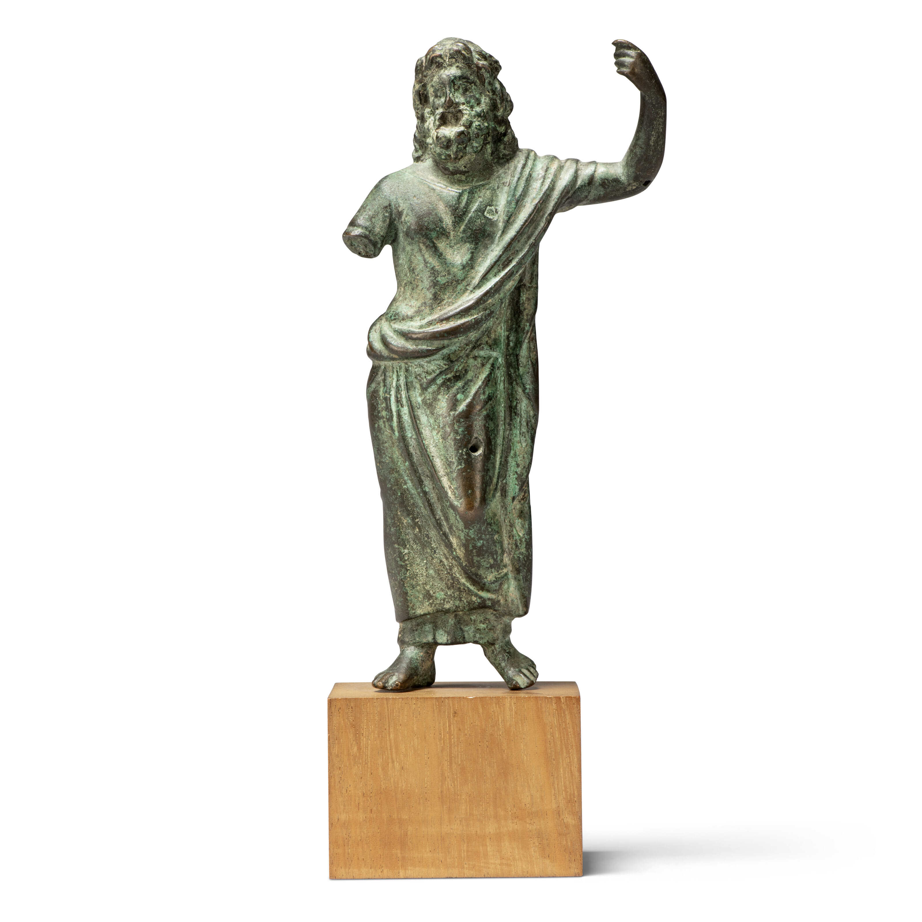 A ROMAN BRONZE ZEUS, CIRCA 1ST CENTURY B.C./A.D. | Christie's, image size:3200x3200