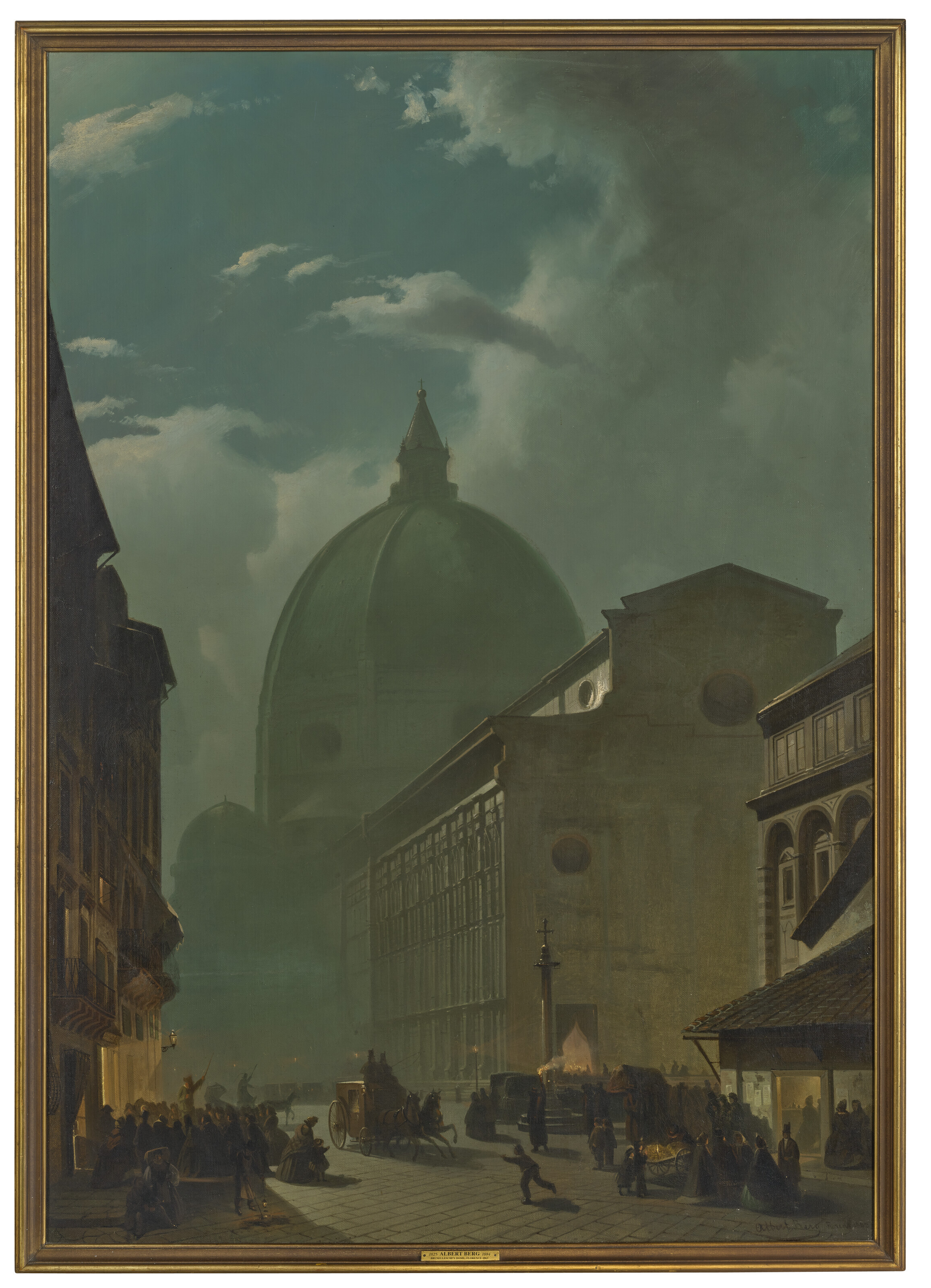 ALBERT BERG (GERMAN, 18251884), All'ombre del duono a Firenze Christie’s