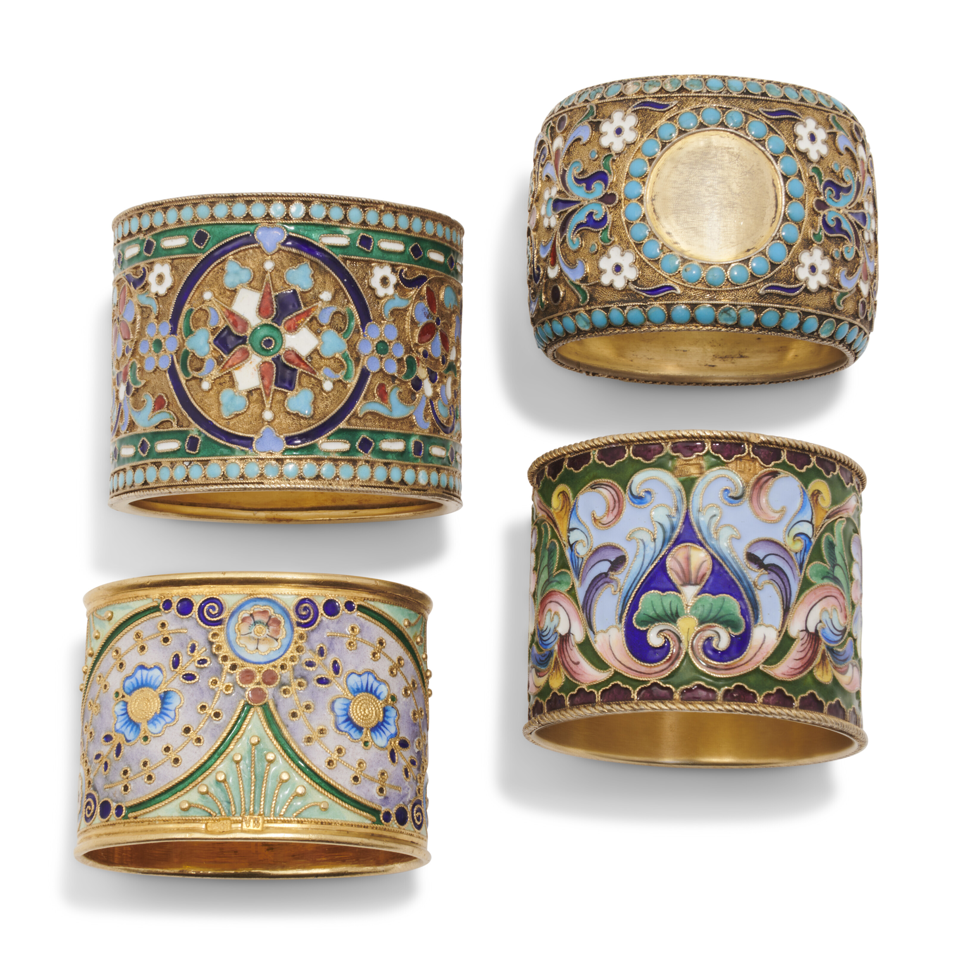Enamel napkin rings hot sale