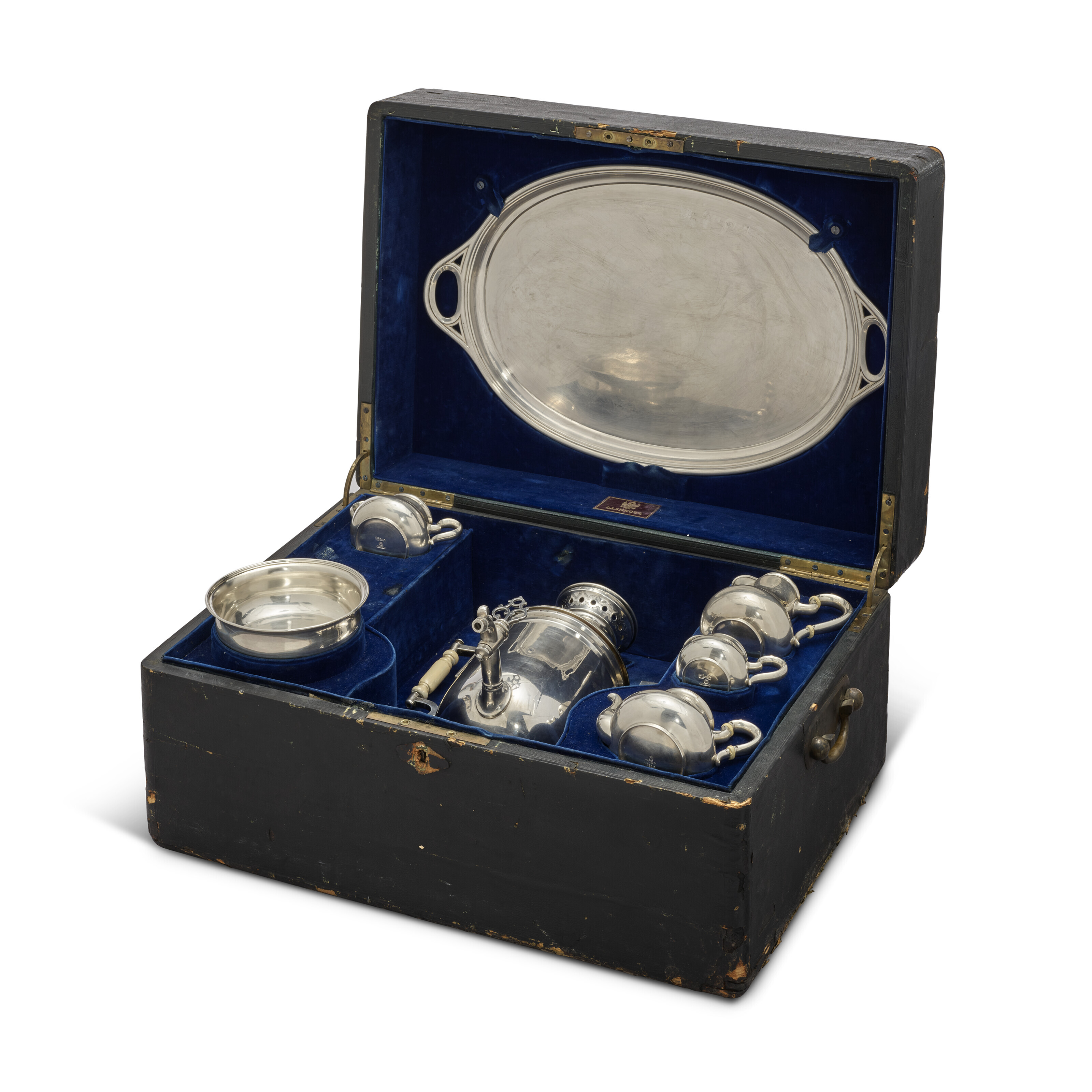 A SILVER TEA SERVICE, BY SAZIKOV, MOSCOW, 1866 | Christie's
