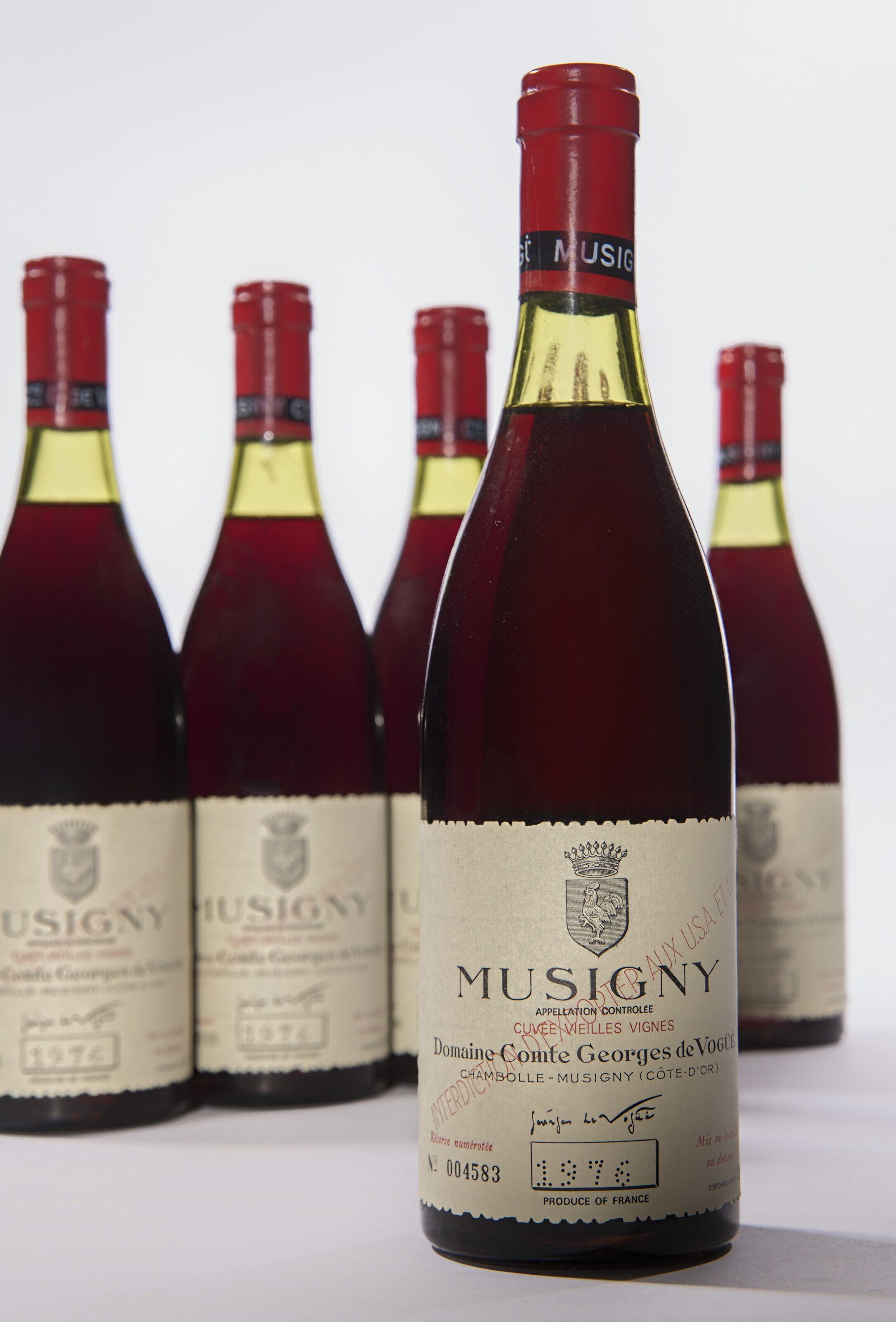 Comte Georges de Vog&uuml;&eacute;, Musigny Vieilles Vignes 1976. 12 bottles per lot. Sold for £10,625 on 29 September 2022 at Christie’s in London