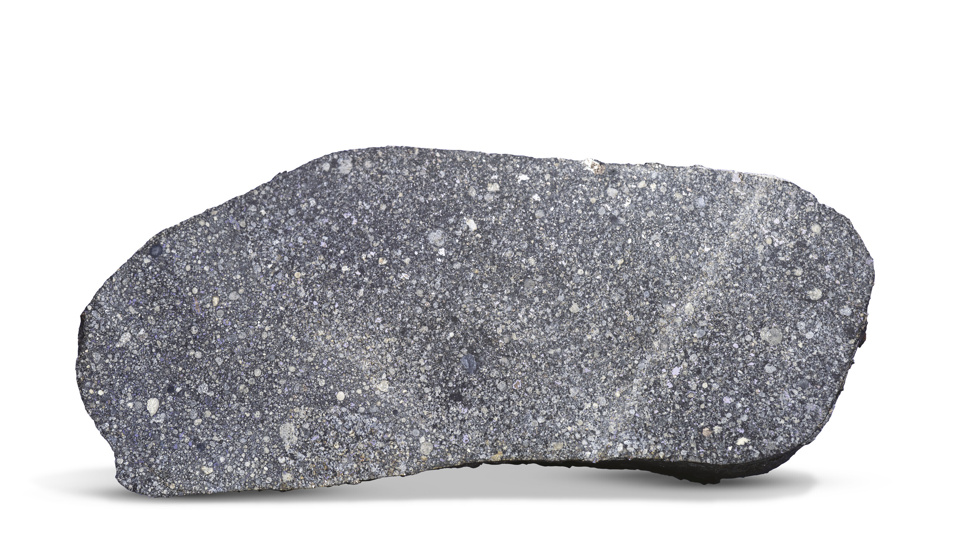 STONE METEORITE SPHERE – NWA 791, Chondrite – L5; The Sahara