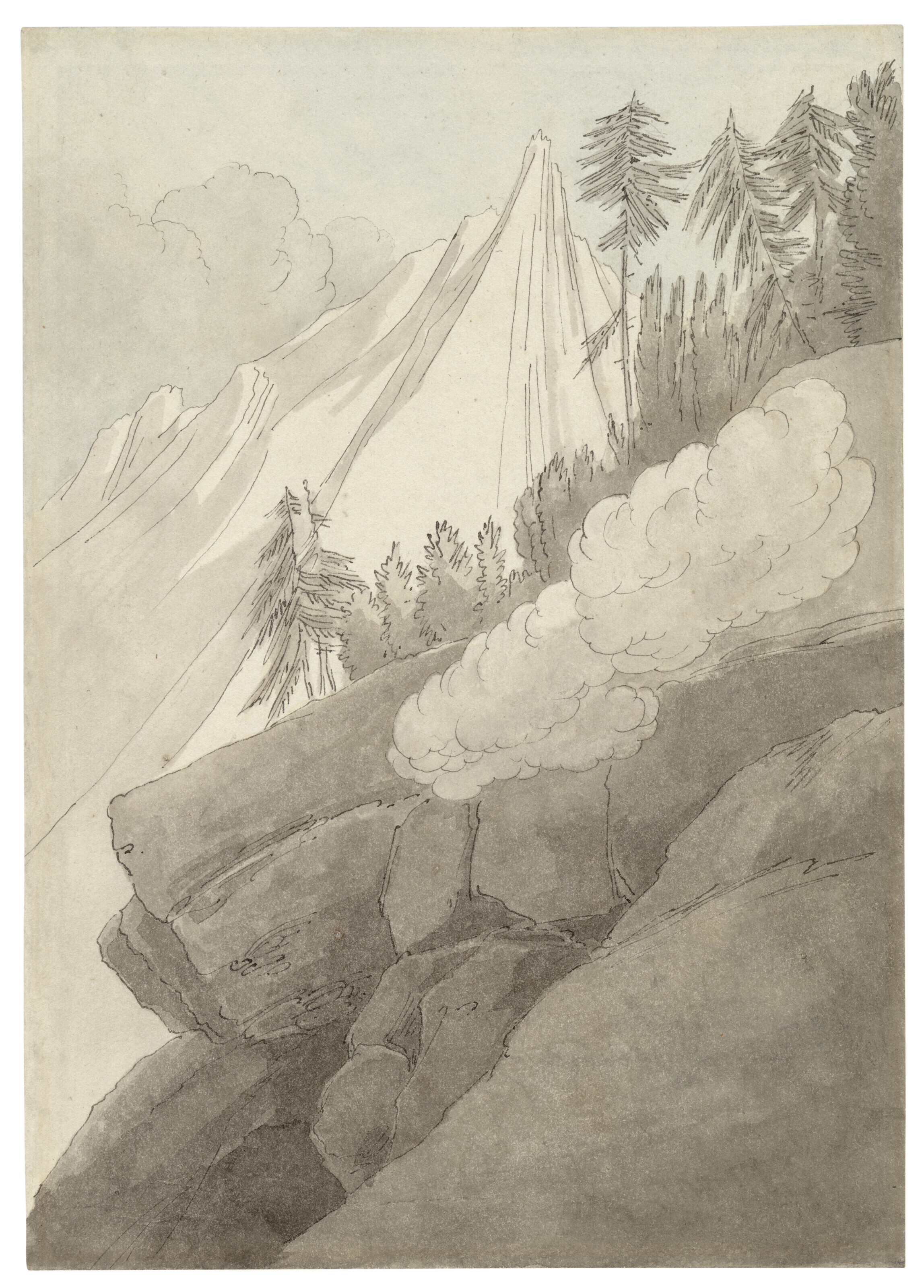 Catalog image of View of Aiguilles du Dru, near Chamonix, France