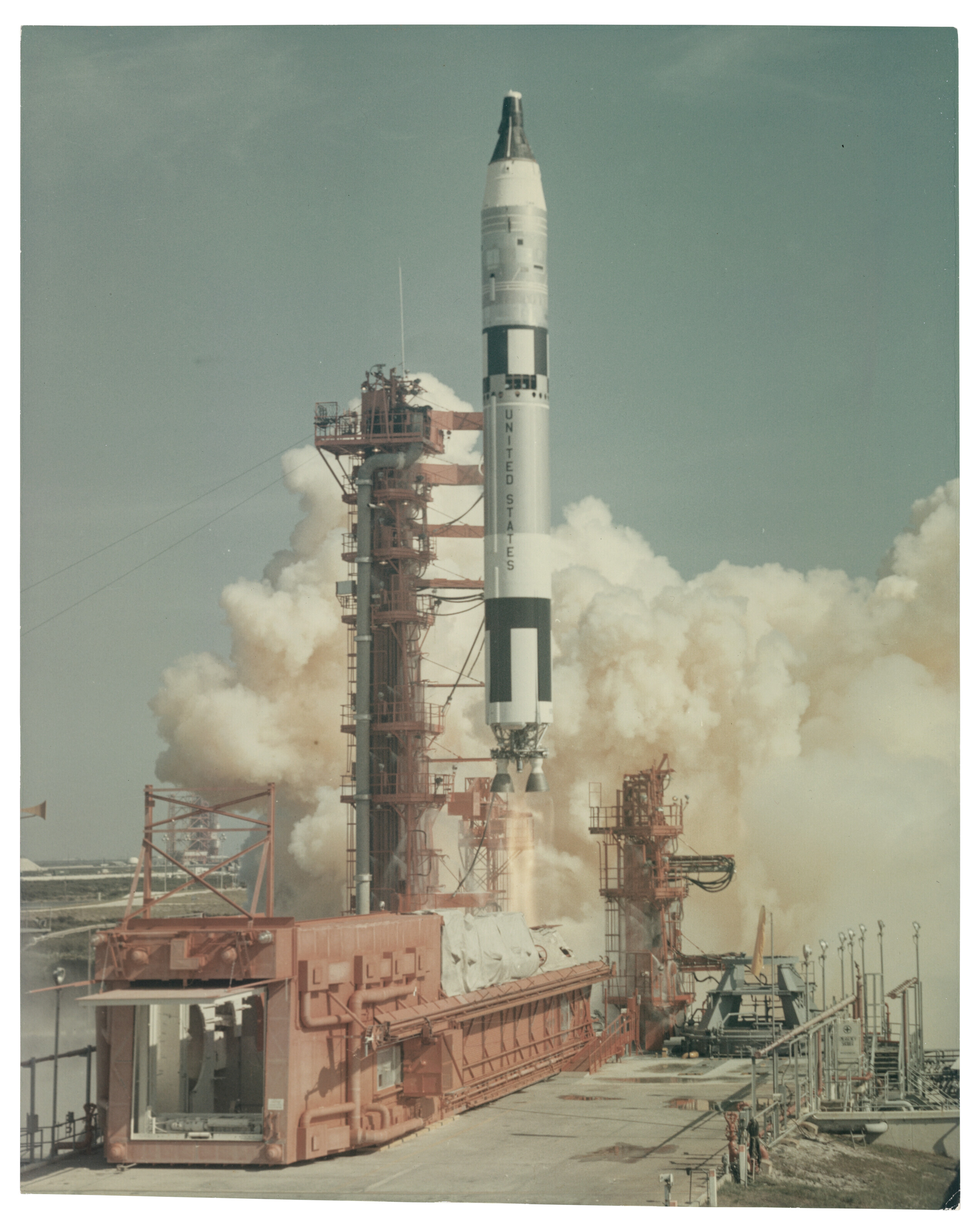 [LARGE FORMAT] LAUNCH OF THE TITAN ROCKET, AUGUST 21, 1965, NASA ...