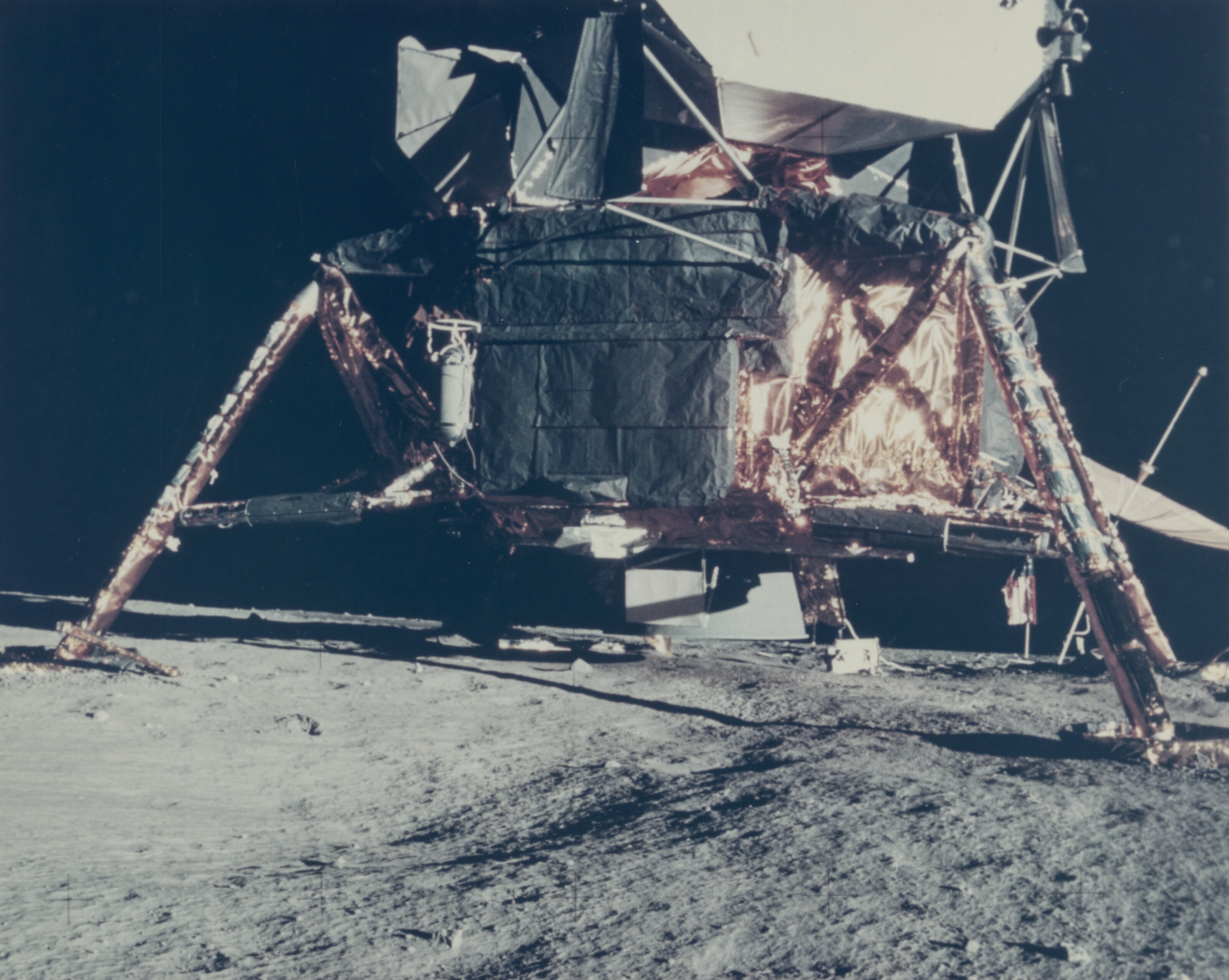 THE LUNAR MODULE ON THE SURFACE OF THE MOON, NOVEMBER 24, 1969, NASA