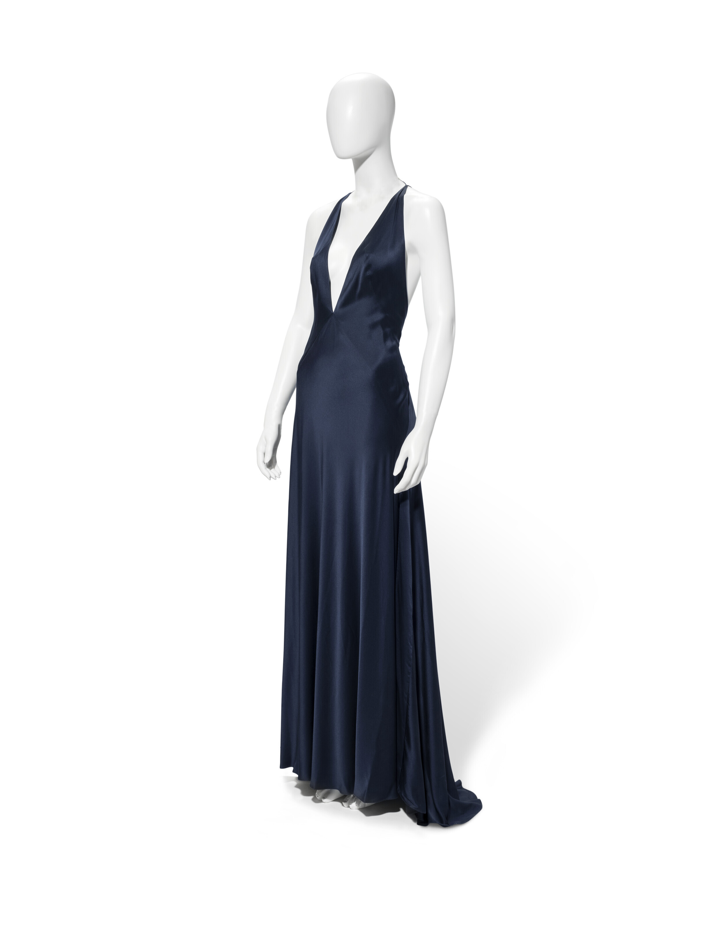 james bond satin dress Jenny Packham Casino Royale Lace-Up Gown