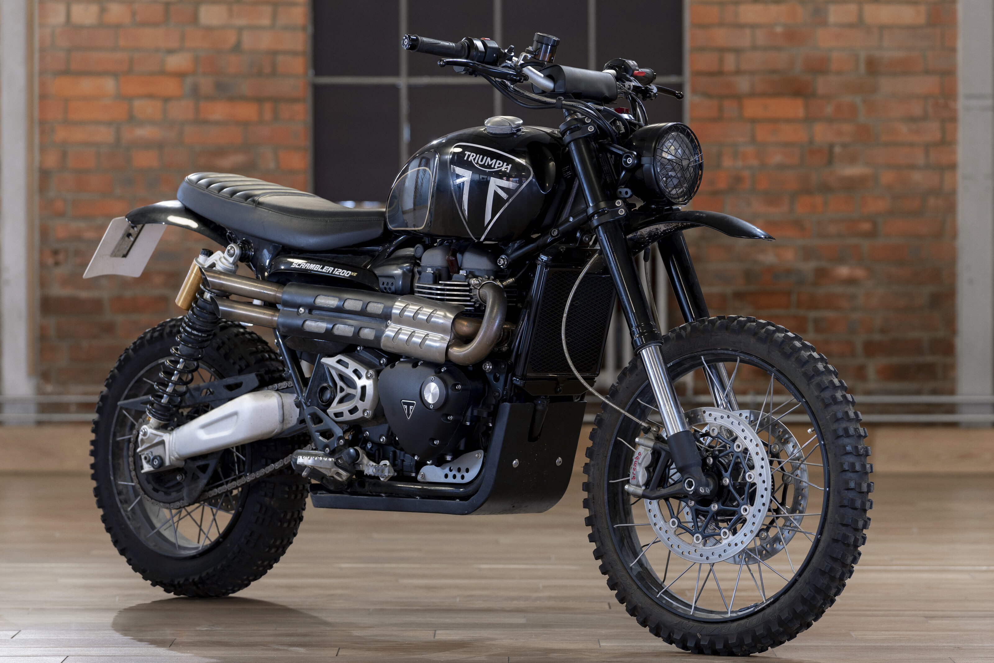 Triumph scrambler cheap 1200 slash exhaust