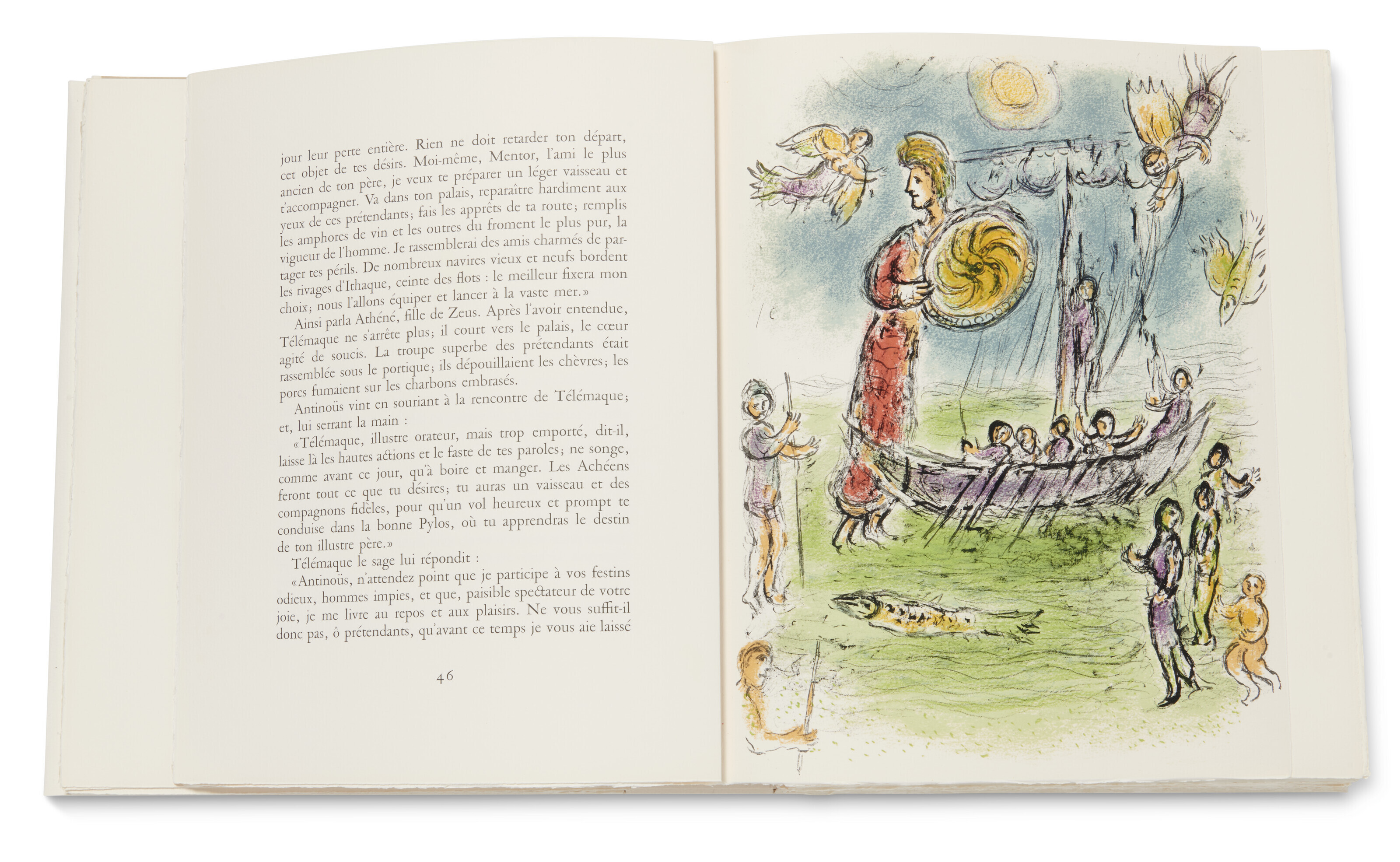 MARC CHAGALL (1887-1985), Homère: L'Odyssée | Christie's