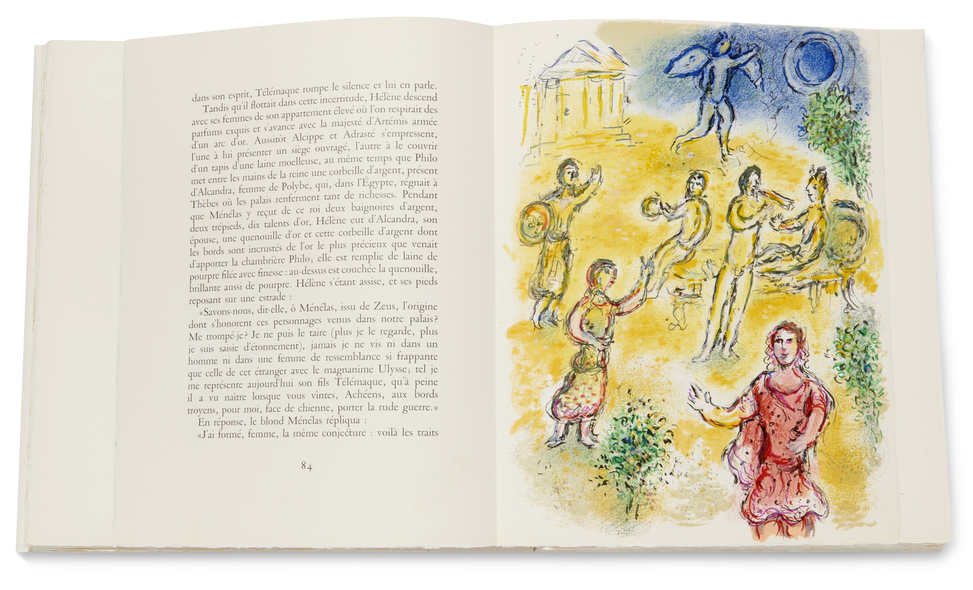MARC CHAGALL (1887-1985), Homère: L'Odyssée | Christie's
