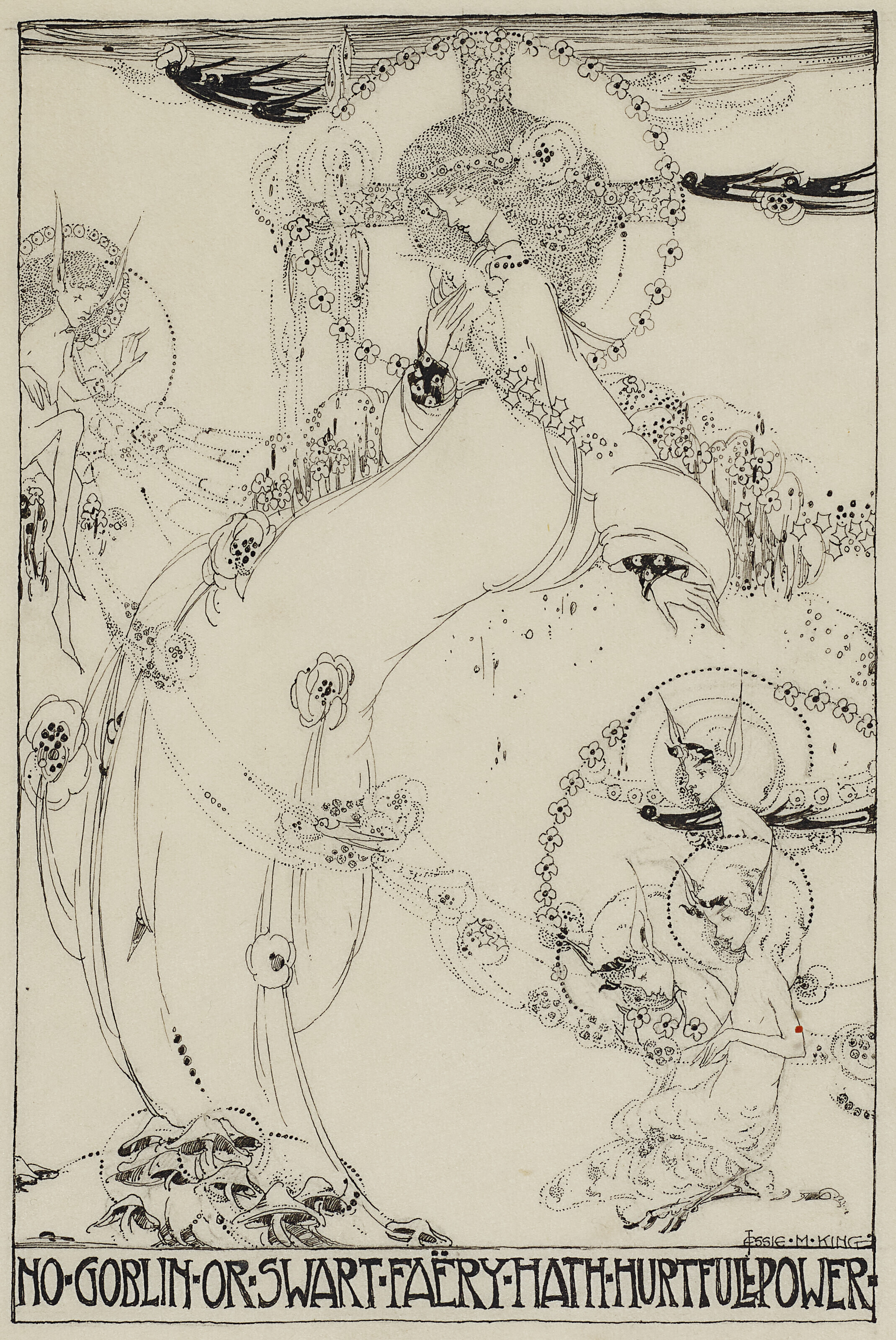 Catalog image of 'No Goblin or Swart Faëry Hath Hurtfull Power' - illustration to John Milton's …