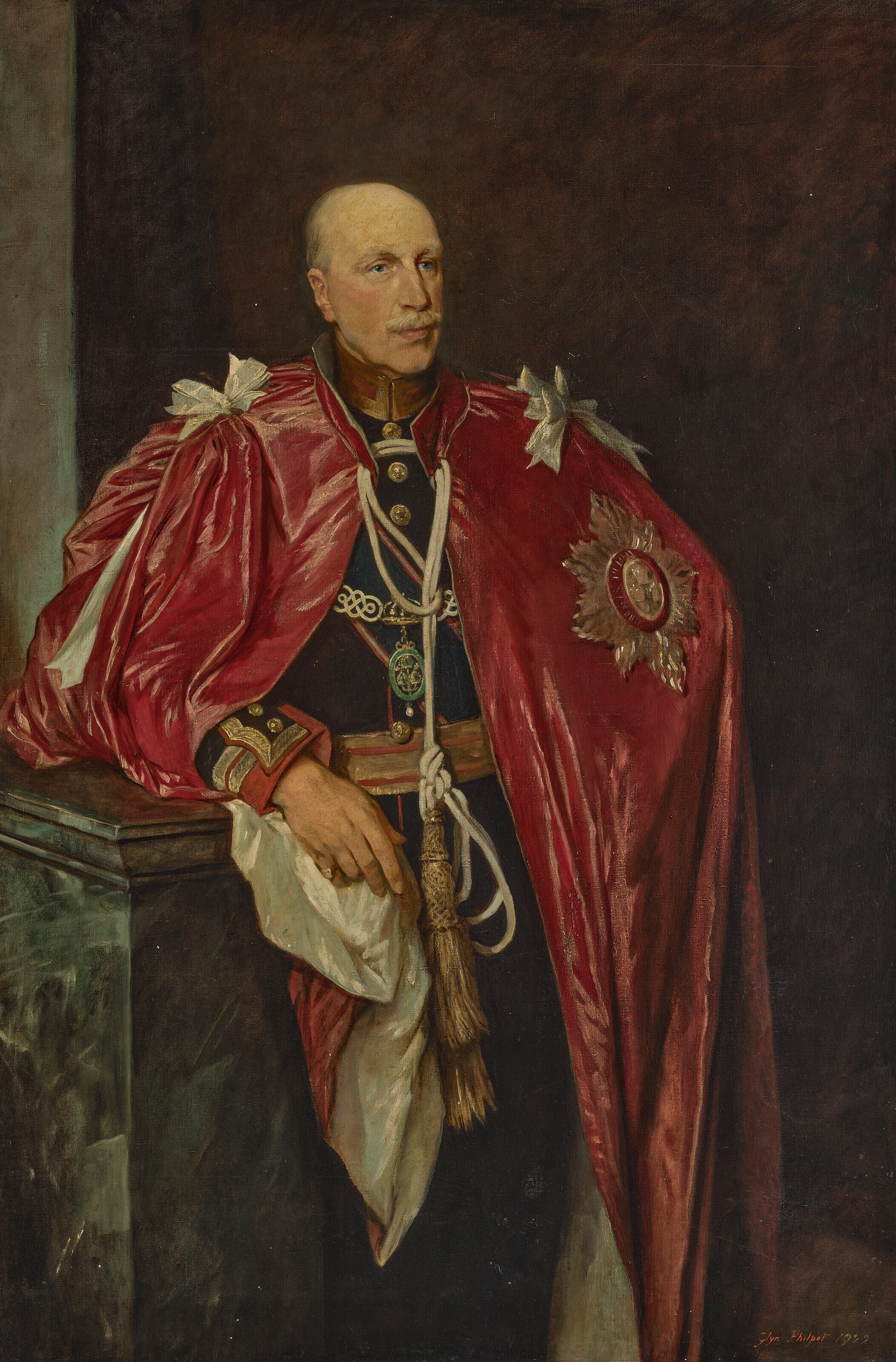 Catalog image of Reginald Baliol Brett, 2nd Viscount Esher, in the robes of the Order of the Bath
