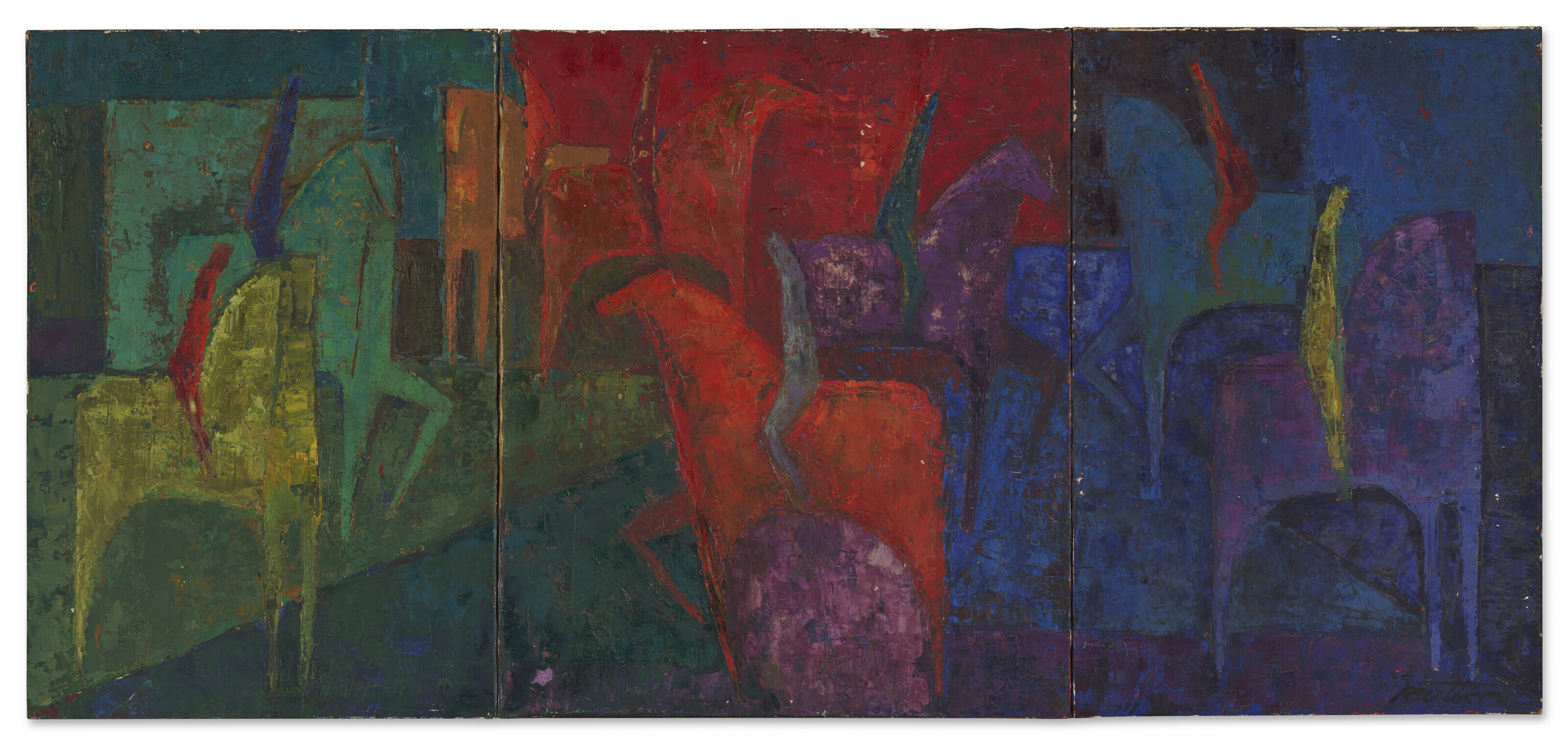 WOLF REUTHER (1917-2004), Les Cavaliers | Christie's