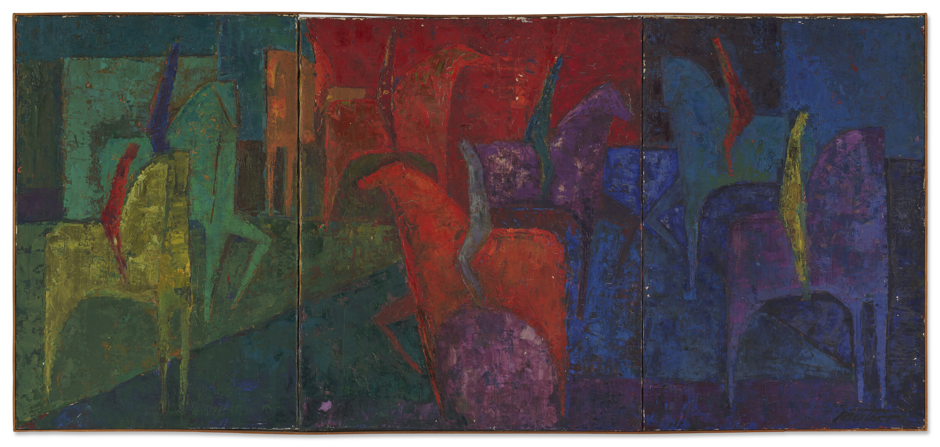 WOLF REUTHER (1917-2004), Les Cavaliers | Christie's