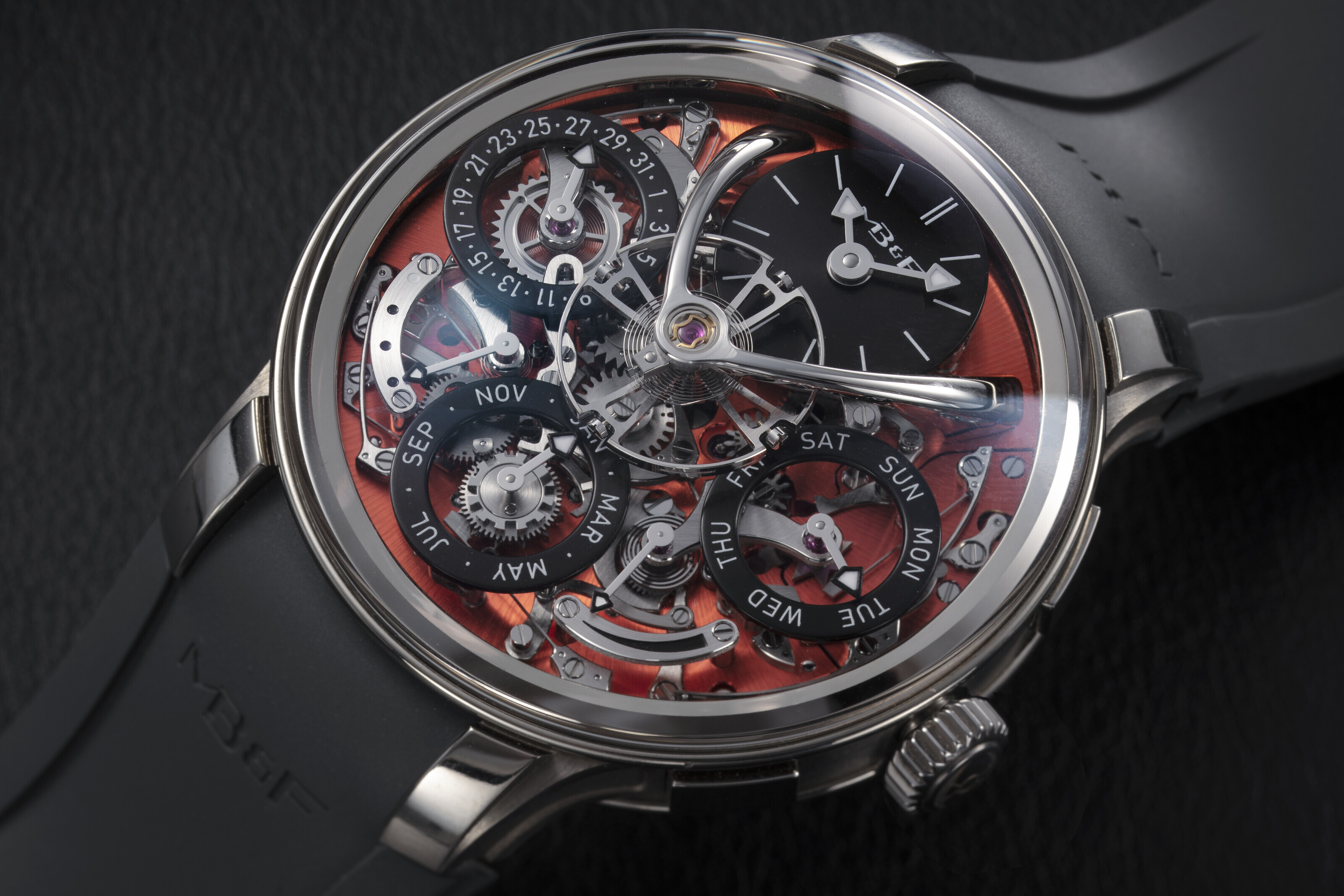 MB&F, LEGACY PERPETUAL EVO, A RARE ZIRCONIUM PERPETUAL CALENDAR - Main Image