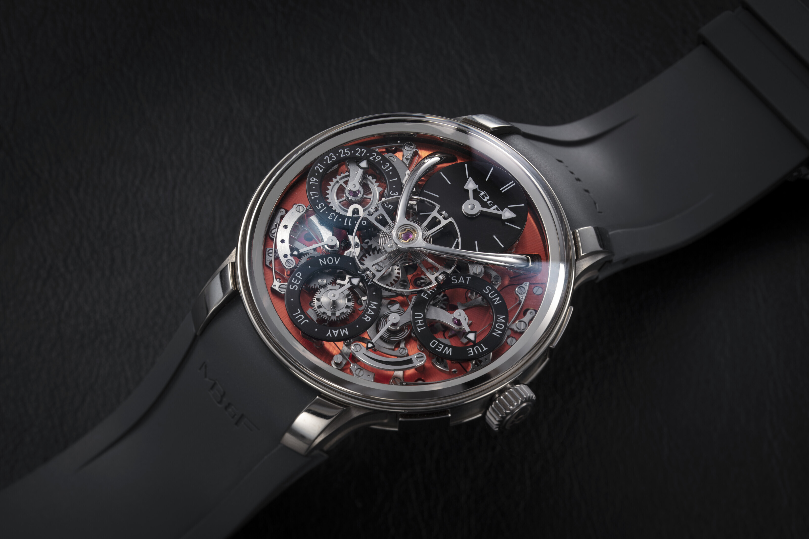 MB&F, LEGACY PERPETUAL EVO, A RARE ZIRCONIUM PERPETUAL CALENDAR