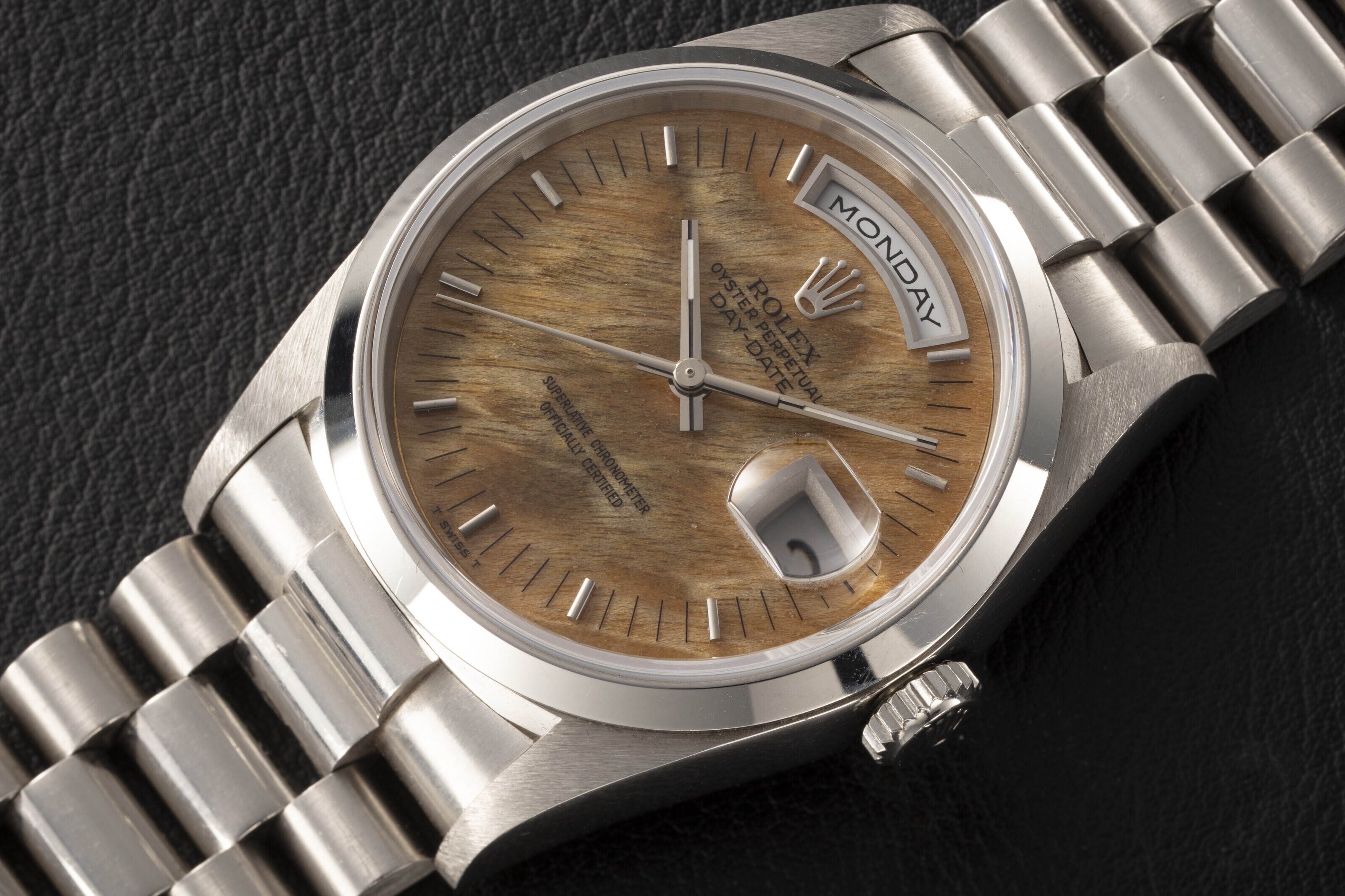 ROLEX, DAY-DATE REF. 18206, A PLATINUM AUTOMATIC WRISTWATCH WITH