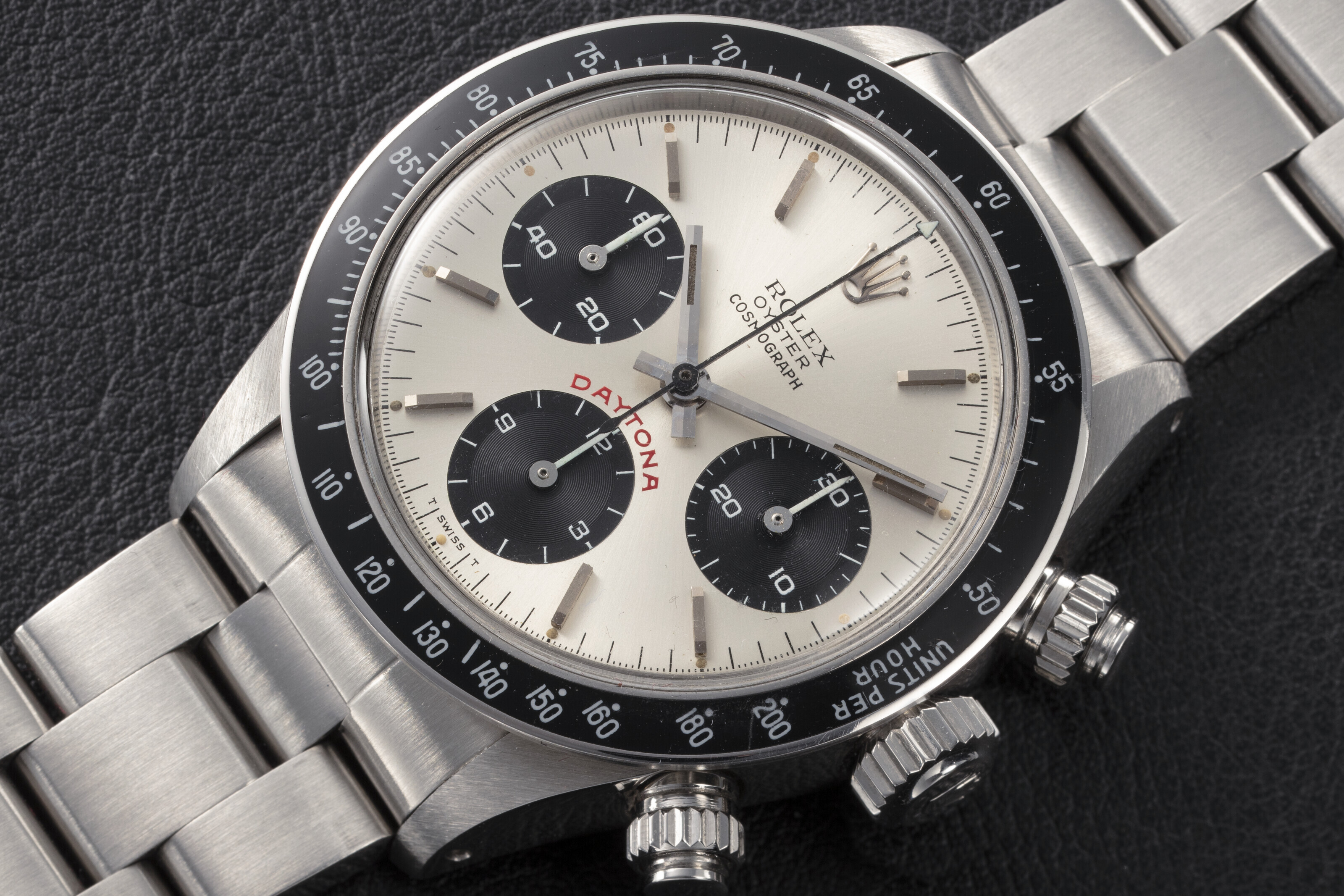 ROLEX DAYTONA REF. 6263 BIG RED A STEEL MANUAL WINDING
