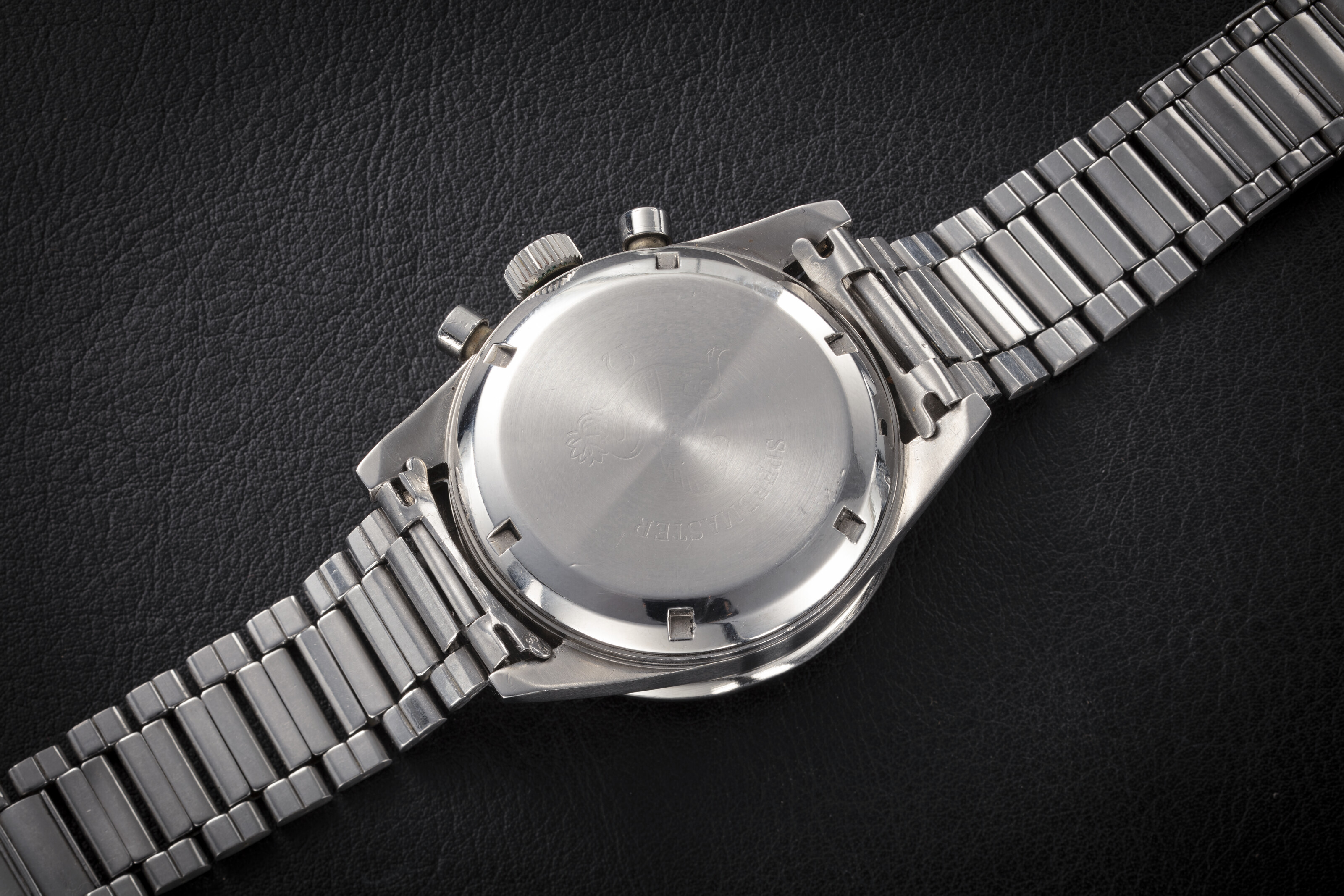 OMEGA SPEEDMASTER ED WHITE REF. 105.003 A STEEL MANUAL WINDING CHRONOGRAPH CASE NUMBER ST 105.003 65 MOVEMENT NUMBER 24 001 189 Christie s