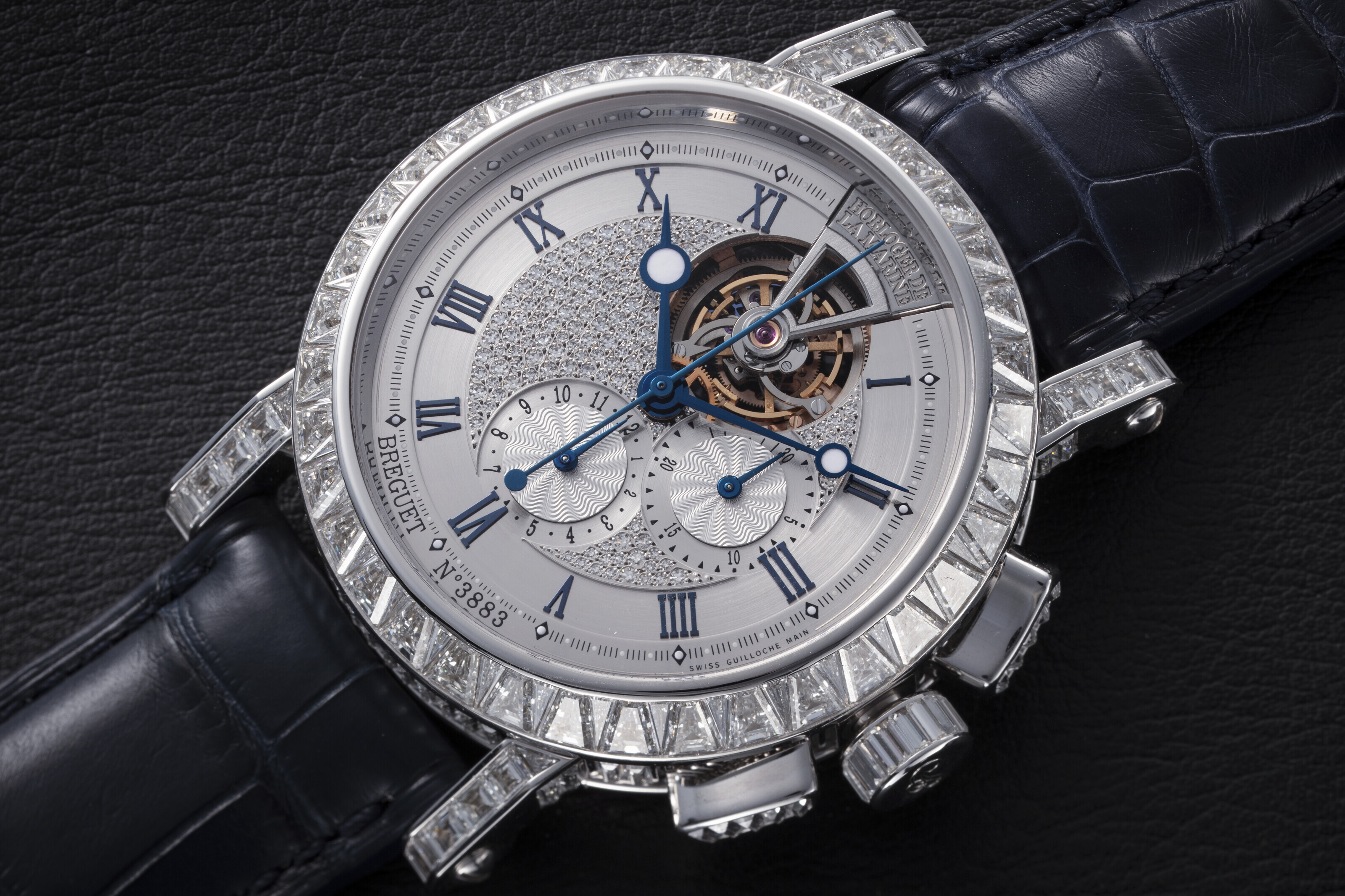 BREGUET MARINE TOURBILLON CHRONOGRAPH 5839, A GOLD AND