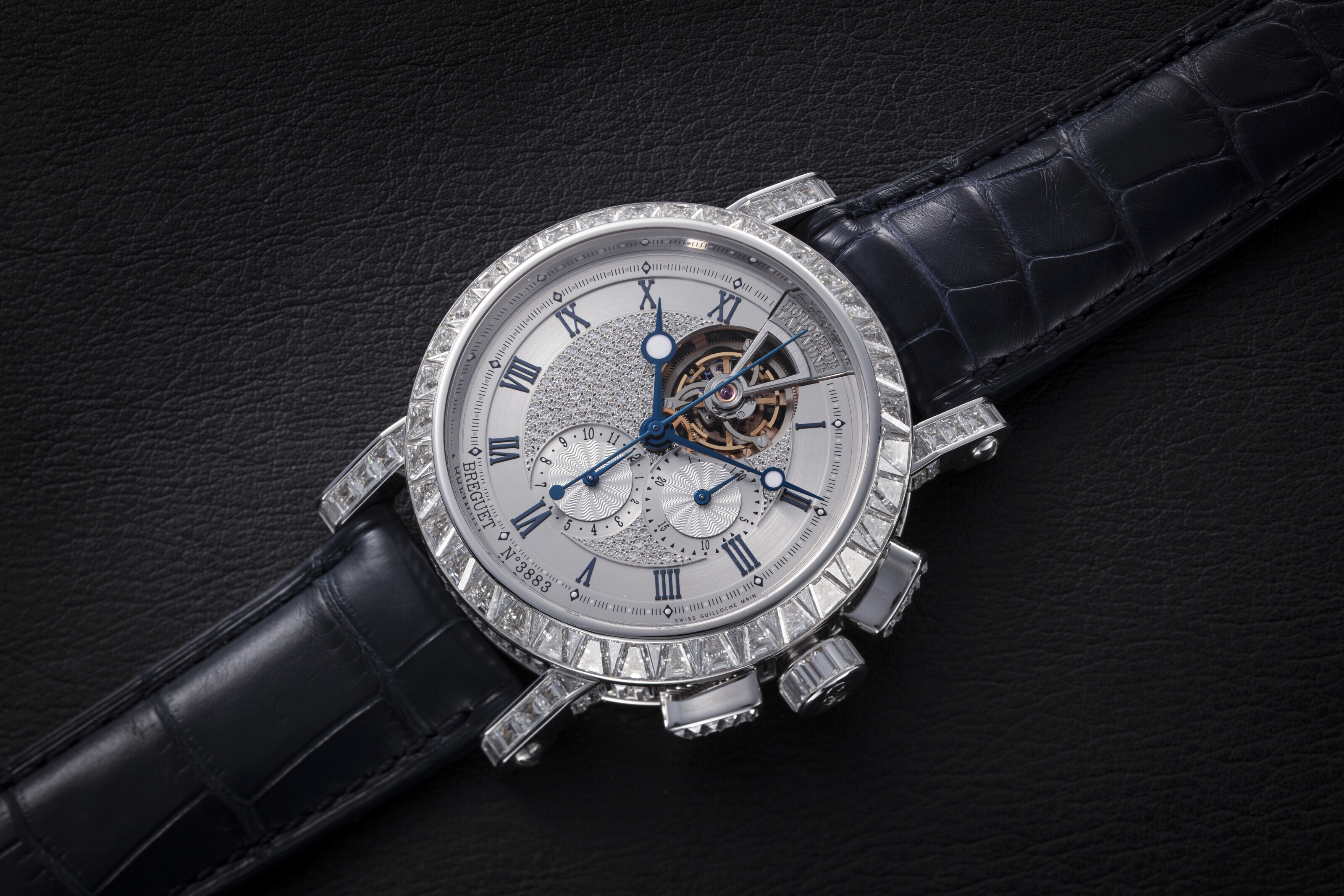 BREGUET MARINE TOURBILLON CHRONOGRAPH 5839, A GOLD AND