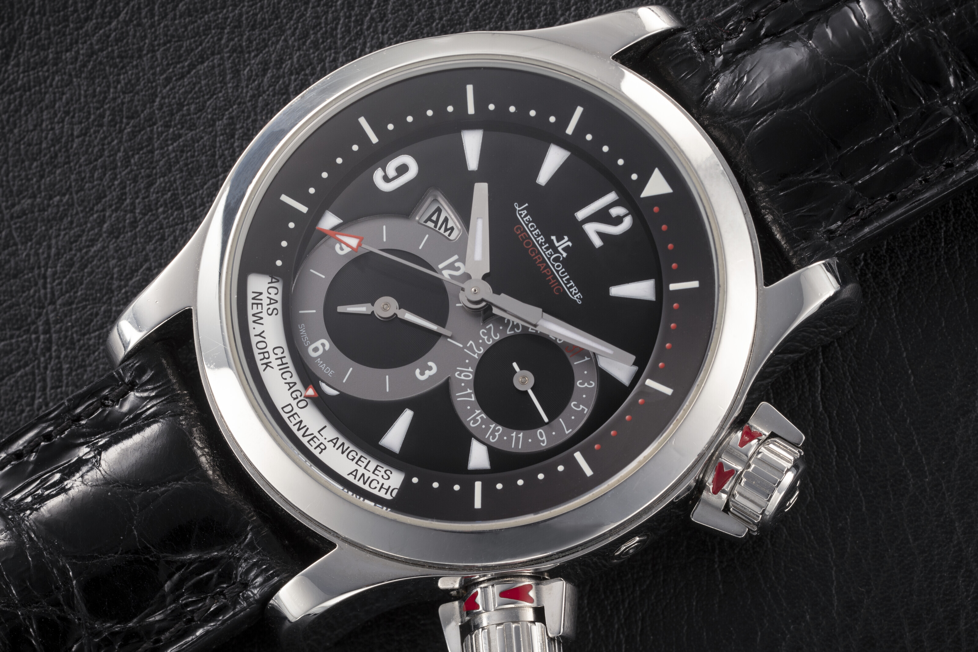 JAEGER LECOULTRE MASTER COMPRESSOR GEOGRAPHIC REF. 146.8.83 A