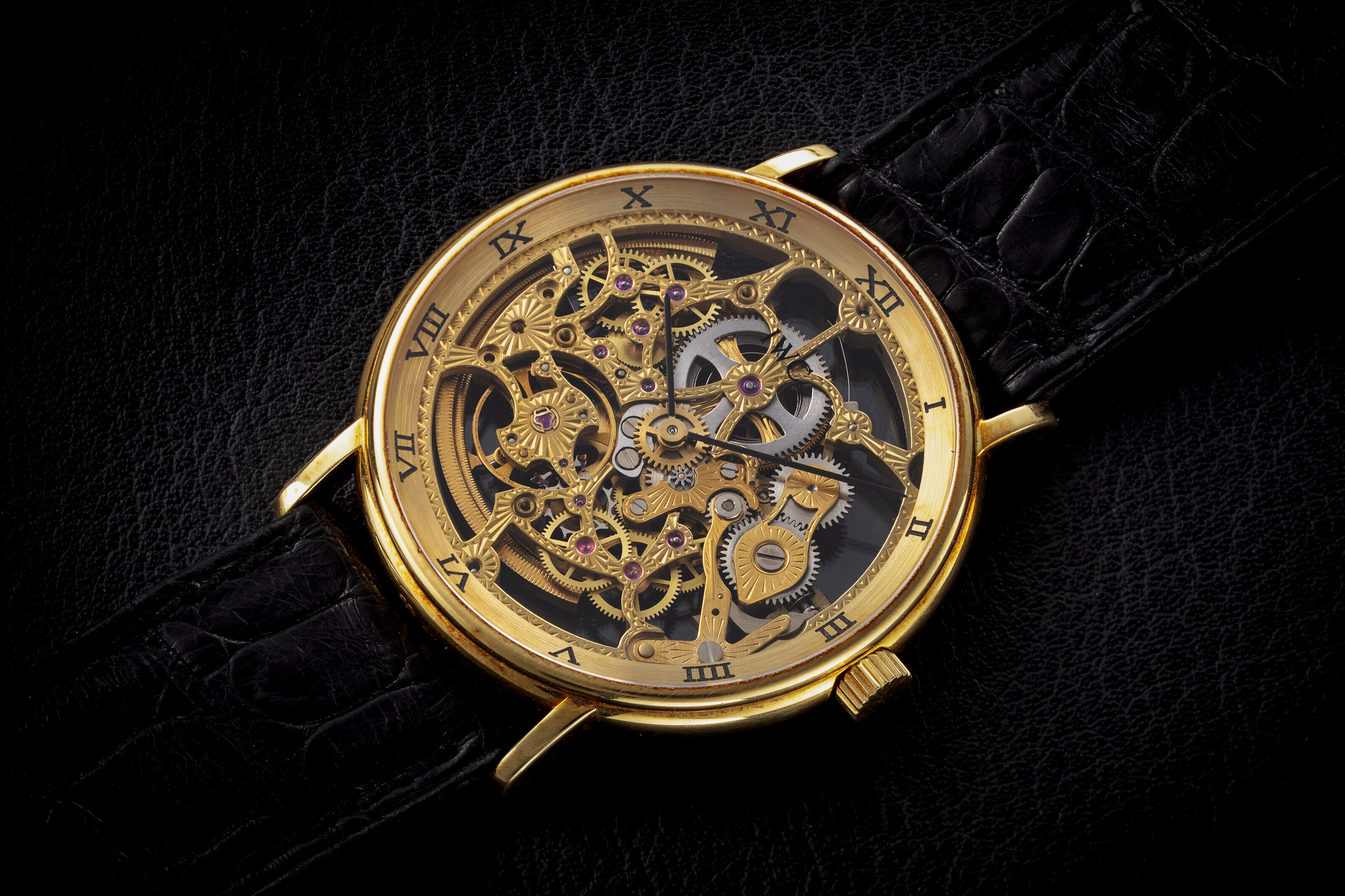 IWC, PORTOFINO REF. 2701, AN ATTRACTIVE SKELETONISED AUTOMATIC ...