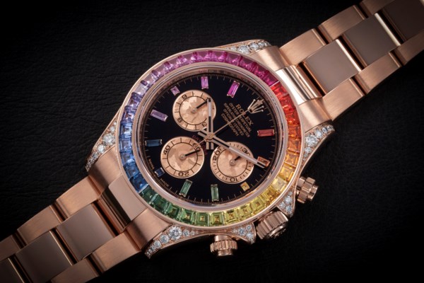 ROLEX, DAYTONA 116595RBOW 'RAINBOW', AN IMPRESSIVE GOLD