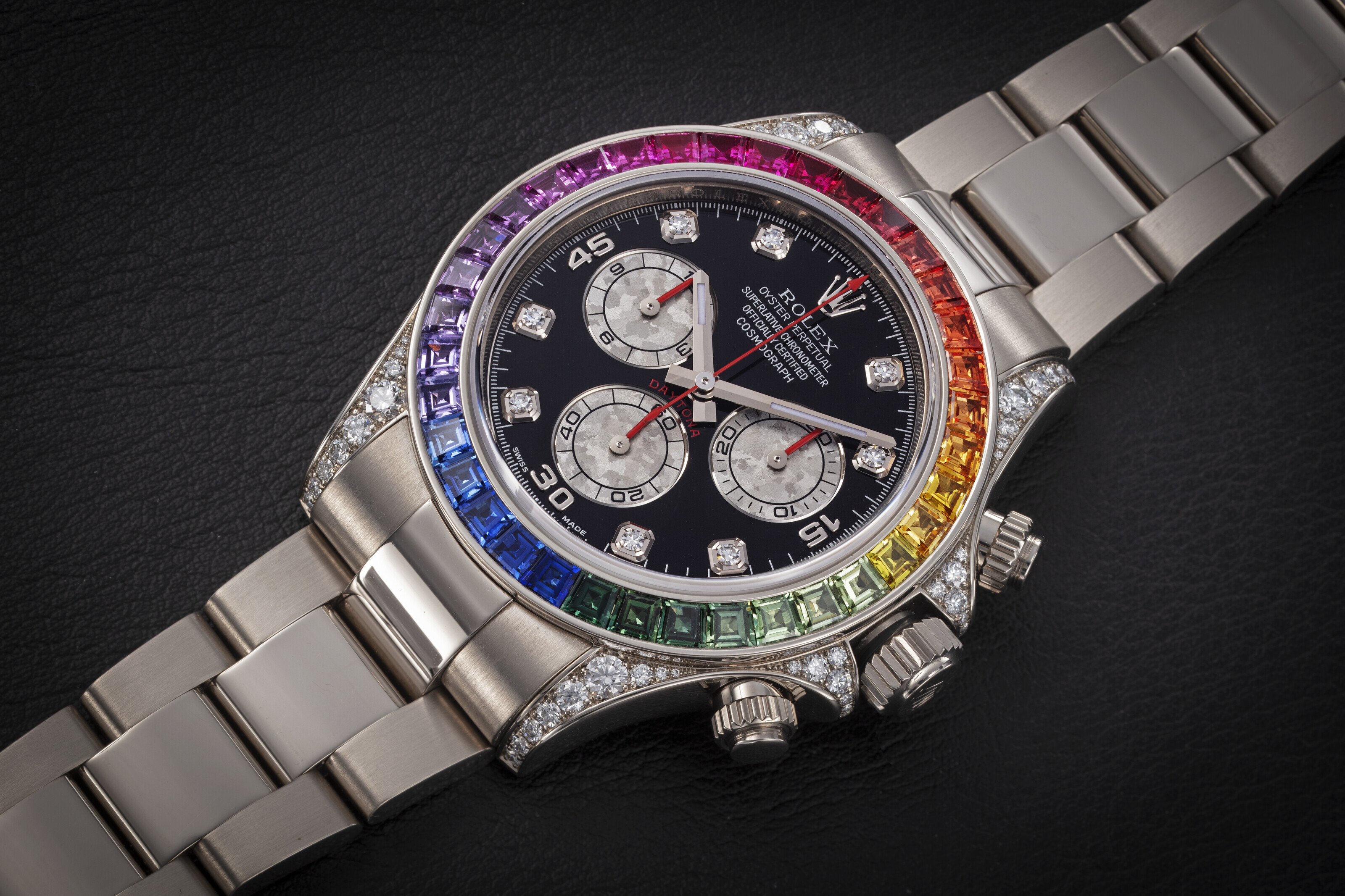 ROLEX, DAYTONA REF. 116599RBOW RAINBOW, AN IMPRESSIVE GOLD, DIAMOND