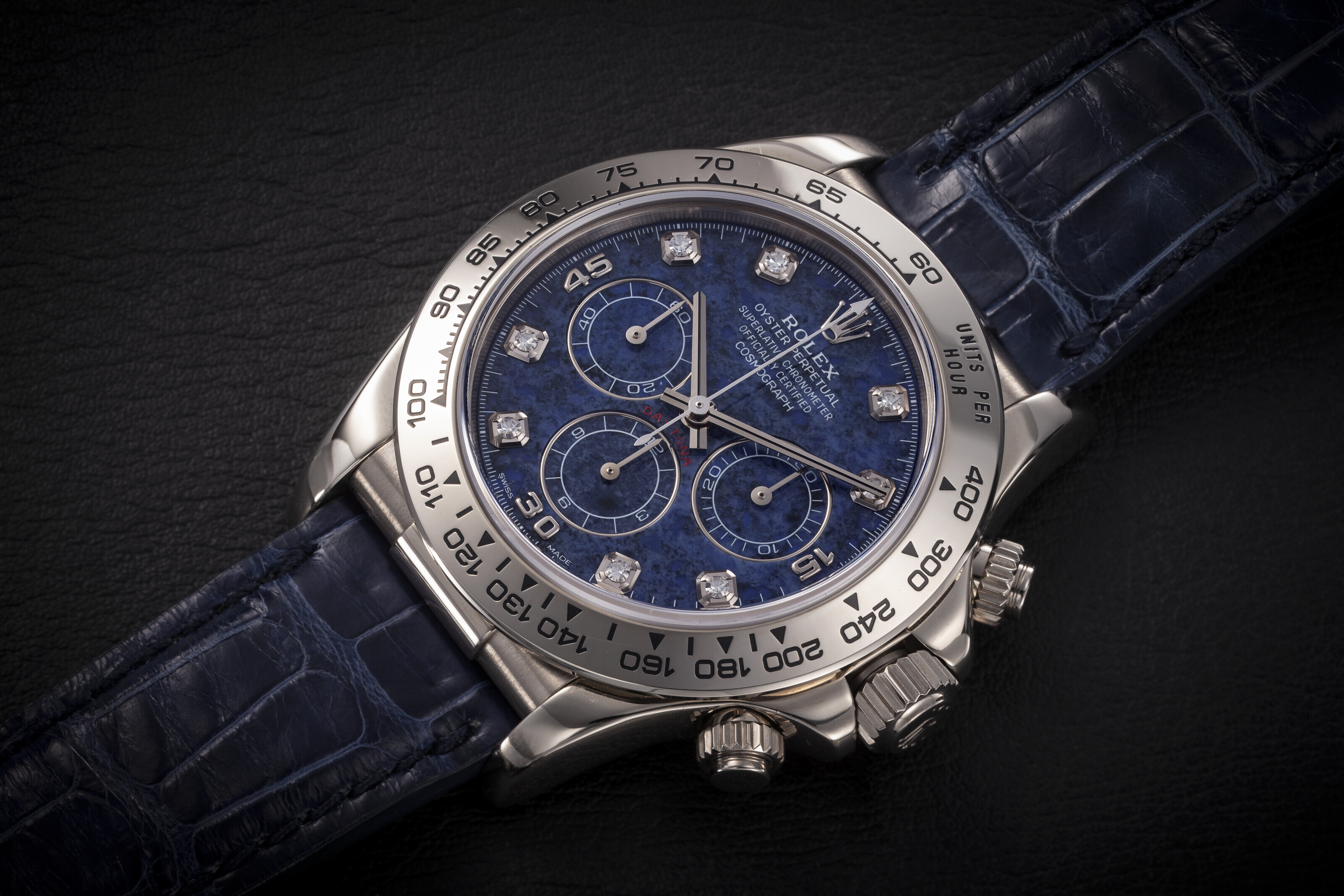 ROLEX, DAYTONA REF. 116589SACI, A GOLD CHRONOGRAPH WITH BLUE