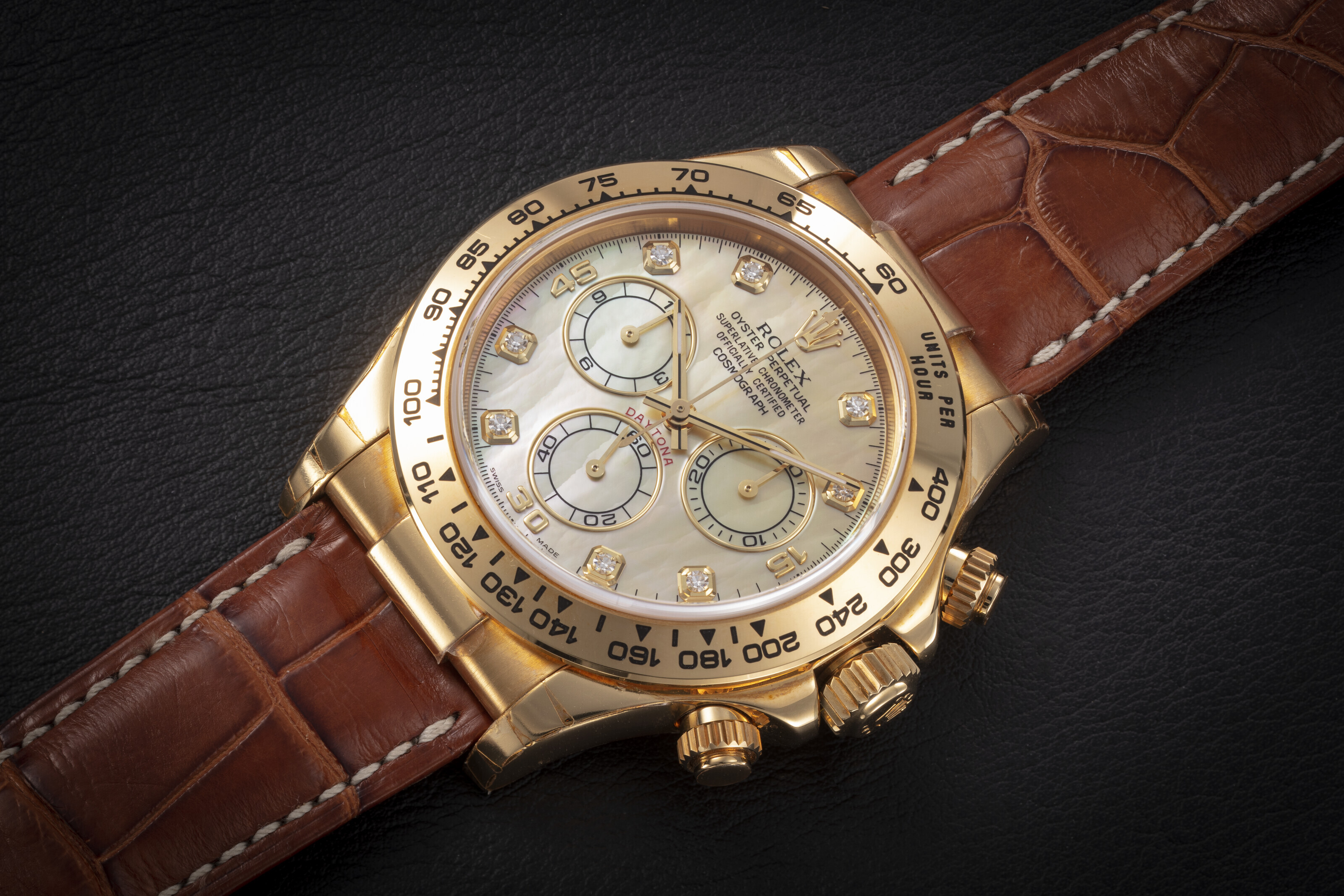 chiiページ ROLEX, DAYTONA REF. 116518, A GOLD CHRONOGRAPH WRISTWATCH WITH