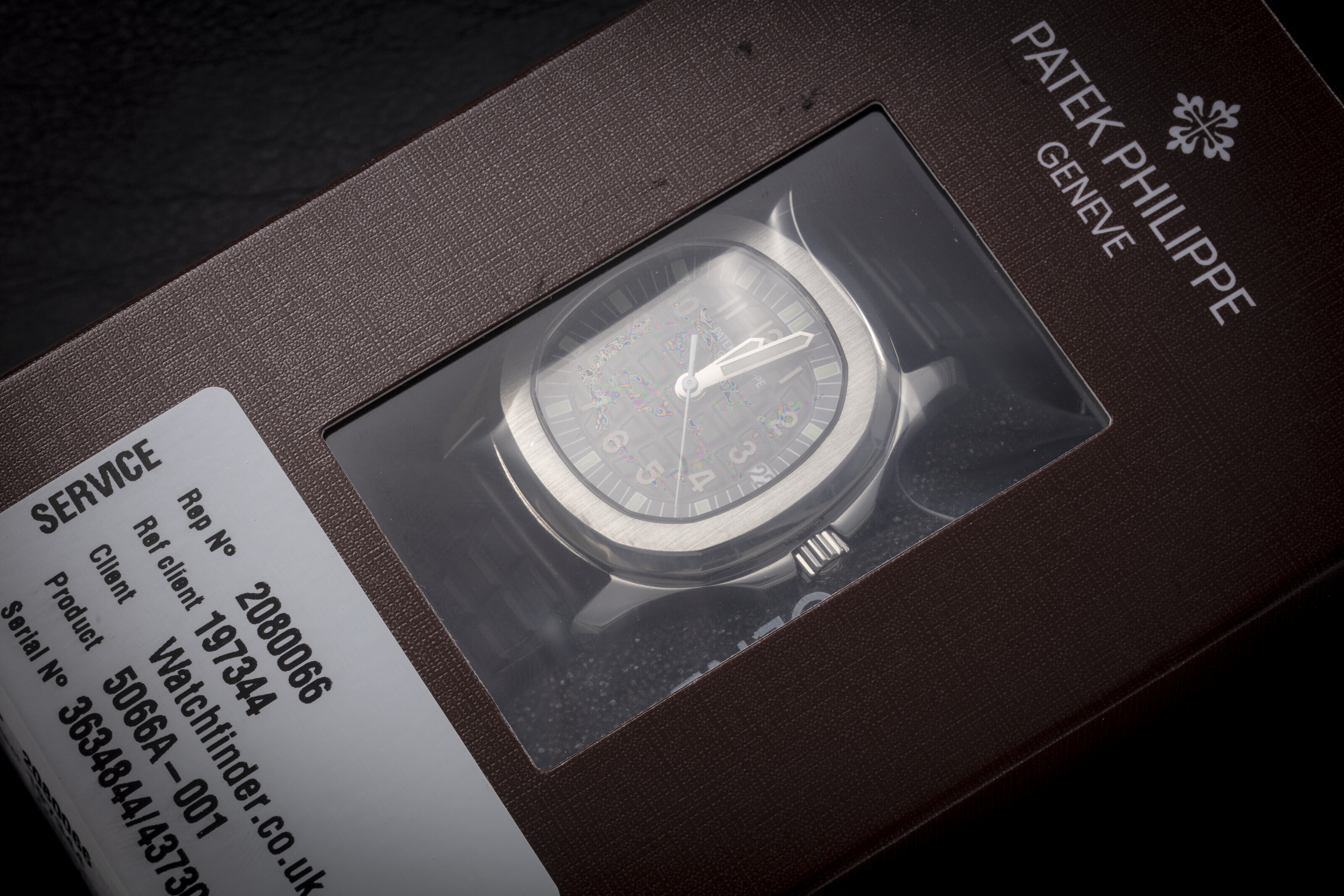 PATEK PHILIPPE, 5066A-001, A SERVICE SEALED STEEL AUTOMATIC