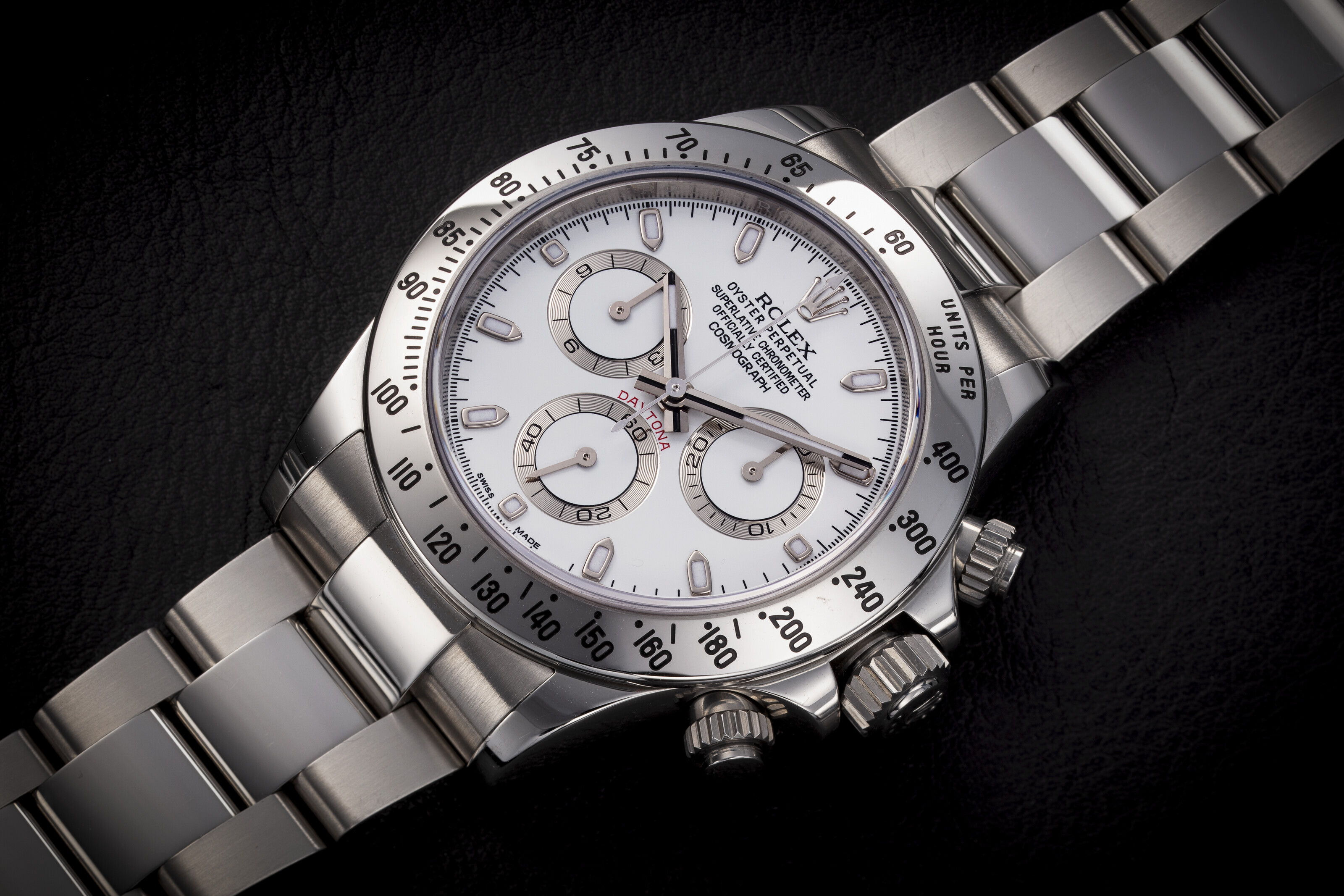 ROLEX, DAYTONA REF. 116520 'APH' DIAL, A RARE STEEL CHRONOGRAPH