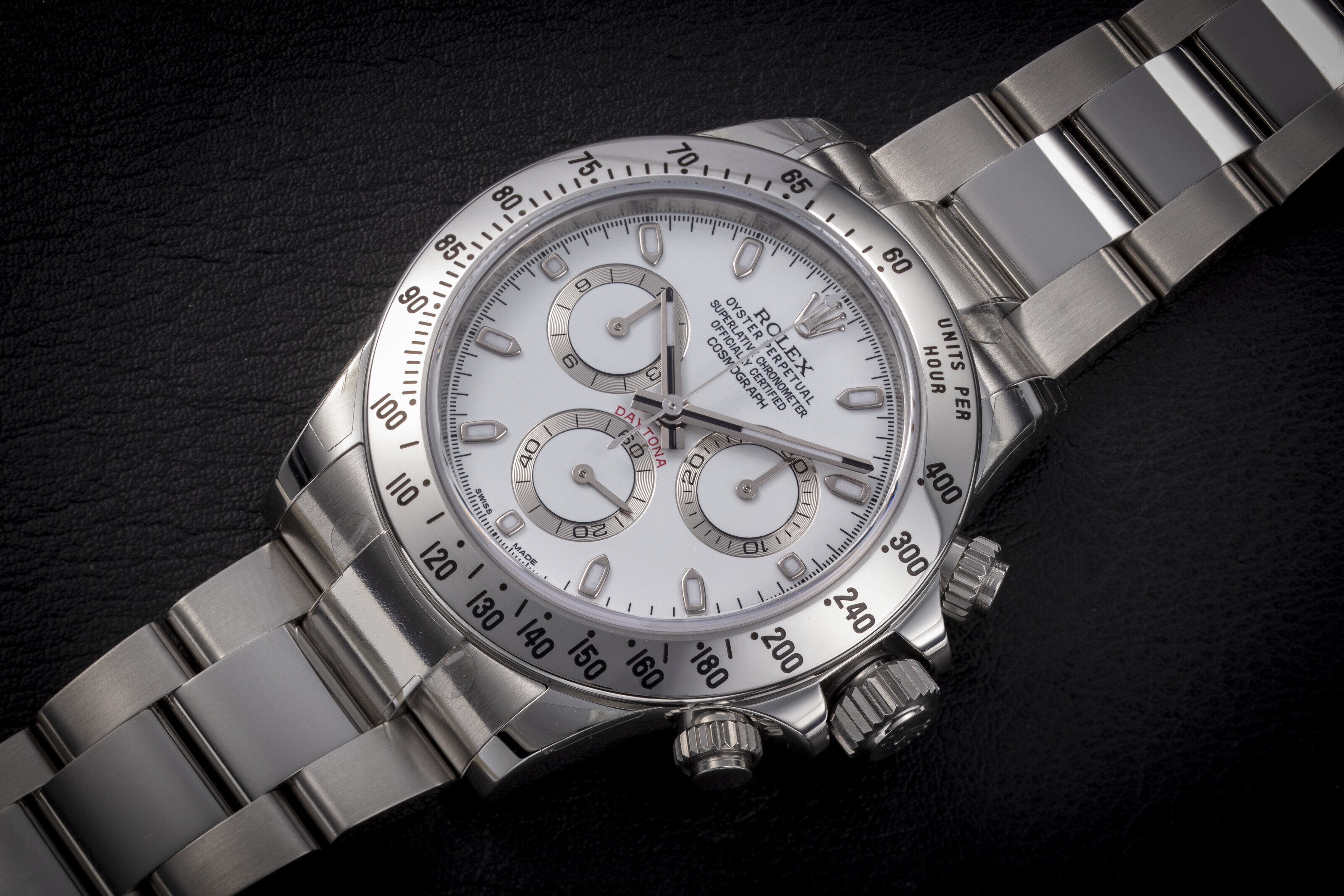 ROLEX, DAYTONA REF. 116520 'APH' DIAL, A RARE STEEL CHRONOGRAPH